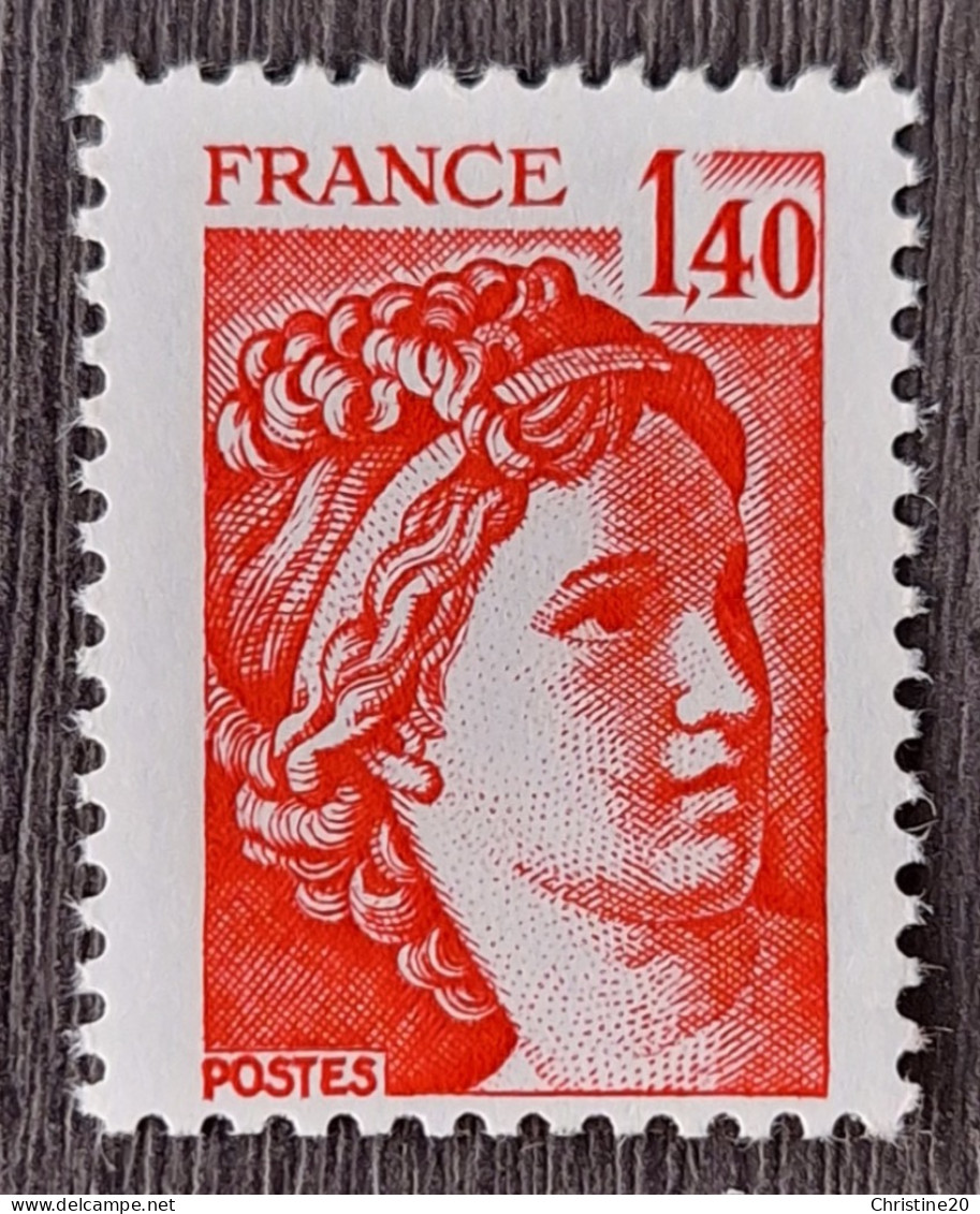 France 1980 N°2102a SP ** TB Cote 25€ - 1977-1981 Sabine Van Gandon