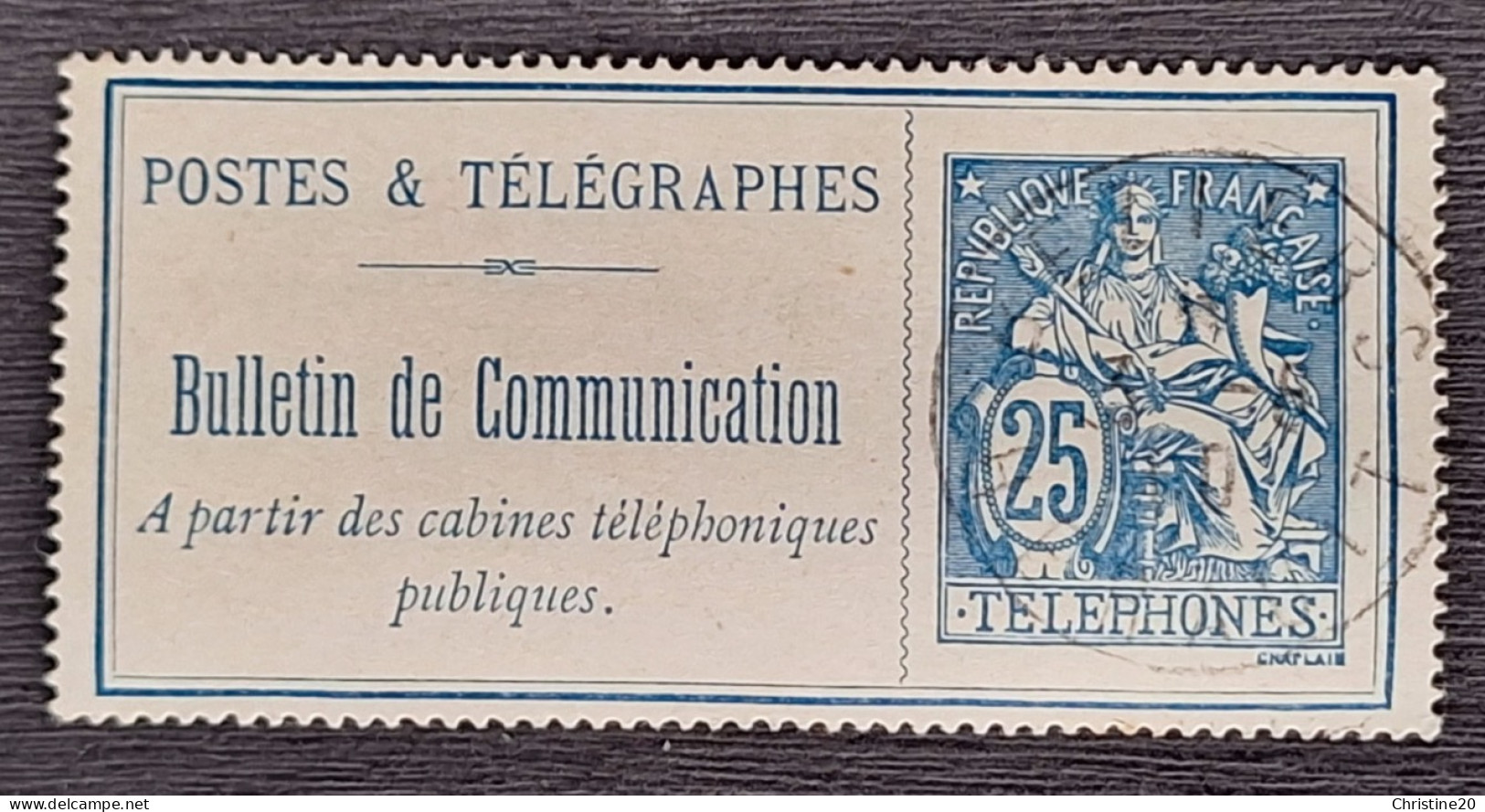 France 1900/06 N°24 Ob TB Cote 5€ - Télégraphes Et Téléphones