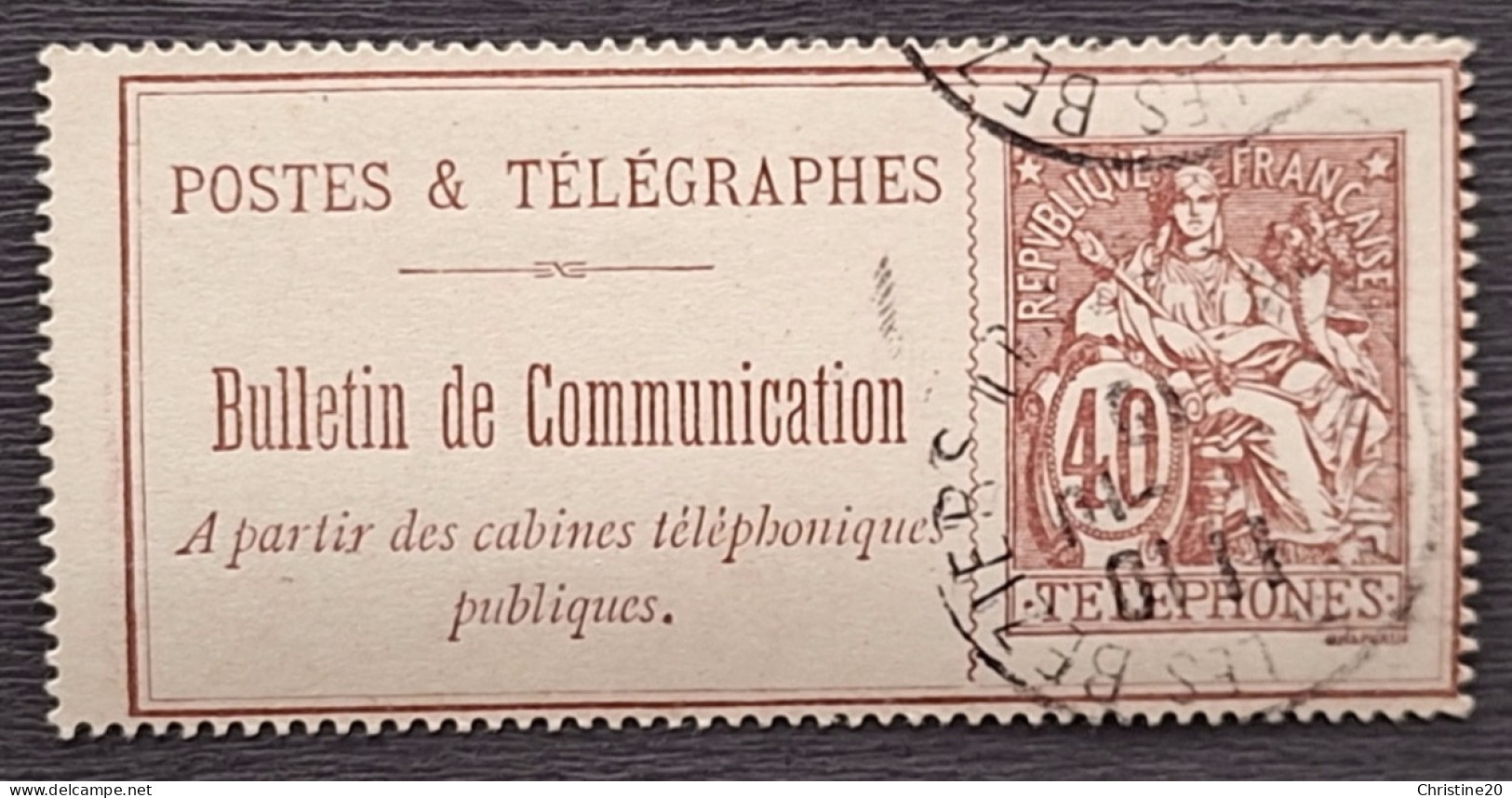 France 1900/06 N°26 Ob TB Cote 7€ - Télégraphes Et Téléphones