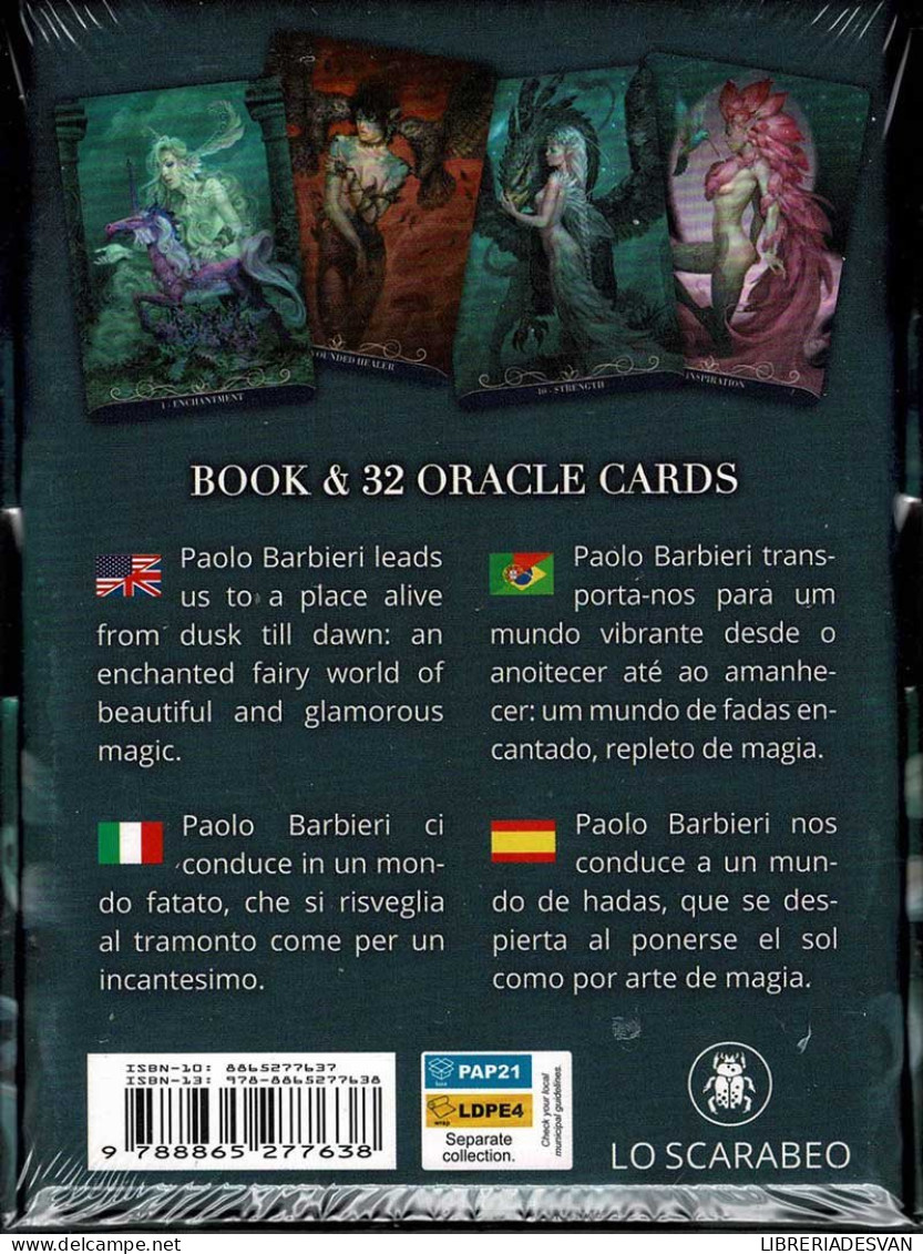 Night Fairies Oracle Cards - Paolo Barbieri - Cartes à Jouer Classiques