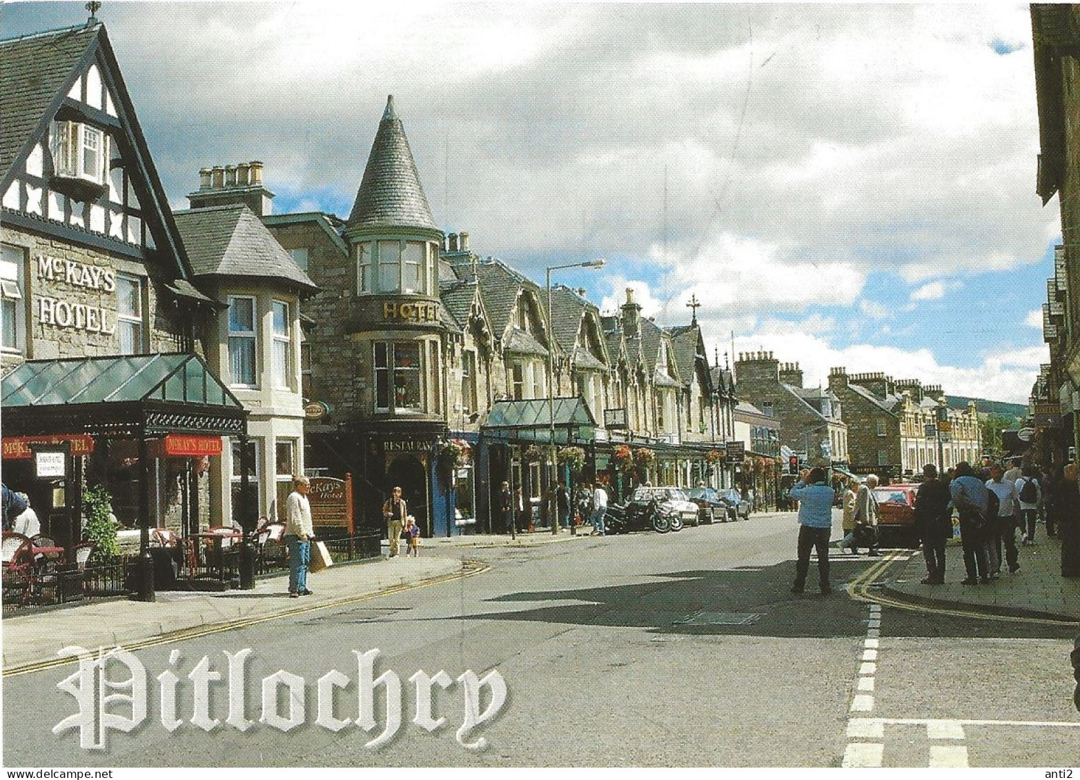 United Kingdom  - Pictoral Postcard   Pitlochry - Tayside, Scotland   - Unused Card - Perthshire
