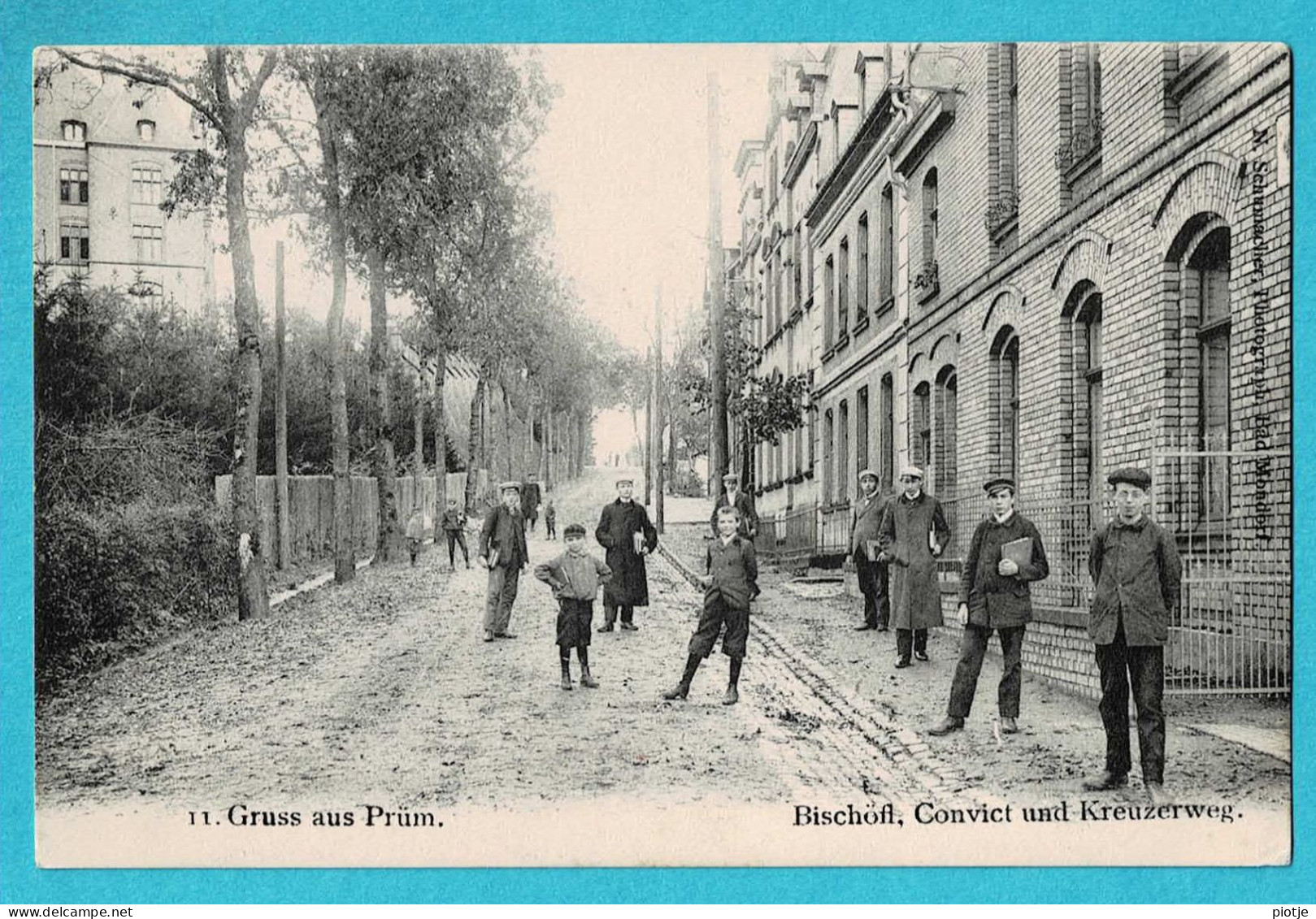 * Prüm - Pruem (Rheinland Pfalz - Deutschland) * (Bischöft Convict Und Kreuzerweg, Nr 11) Gruss Aus Prüm, Animée, Old - Prüm