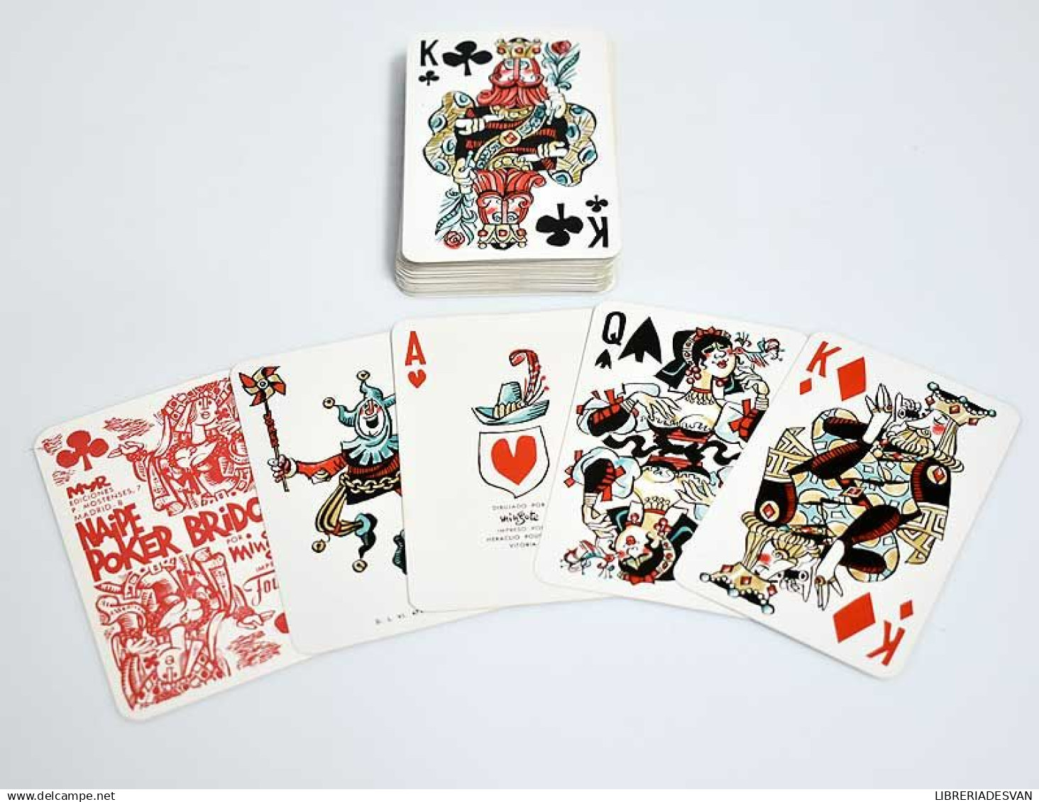 Baraja Naipe Español Por Mingote. Completa. Publicidad Joyero Aurelio Marcos - Playing Cards (classic)