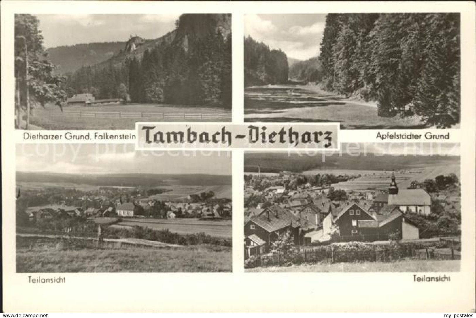 72272382 Tambach-Dietharz Apfelstaedter Grund Falkenstein Teilansicht  Tambach-D - Tambach-Dietharz