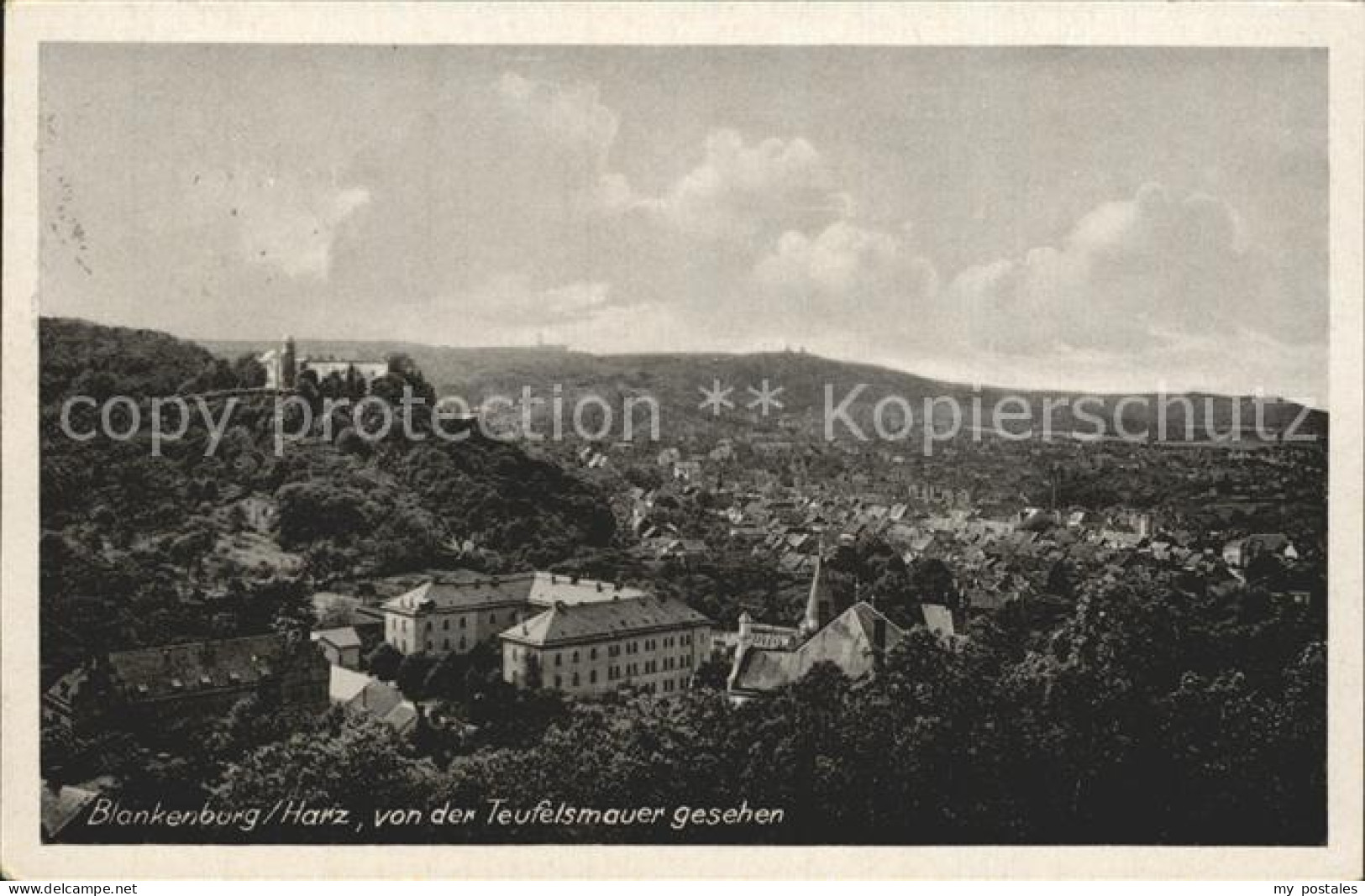 72272072 Blankenburg Harz Blick Von Der Teufelsmauer Blankenburg - Blankenburg