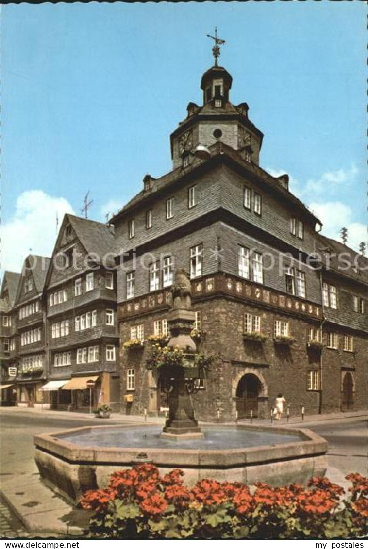 72271818 Herborn Hessen Rathaus Brunnen 1000jaehrige Stadt An Der Dill Herborn - Herborn