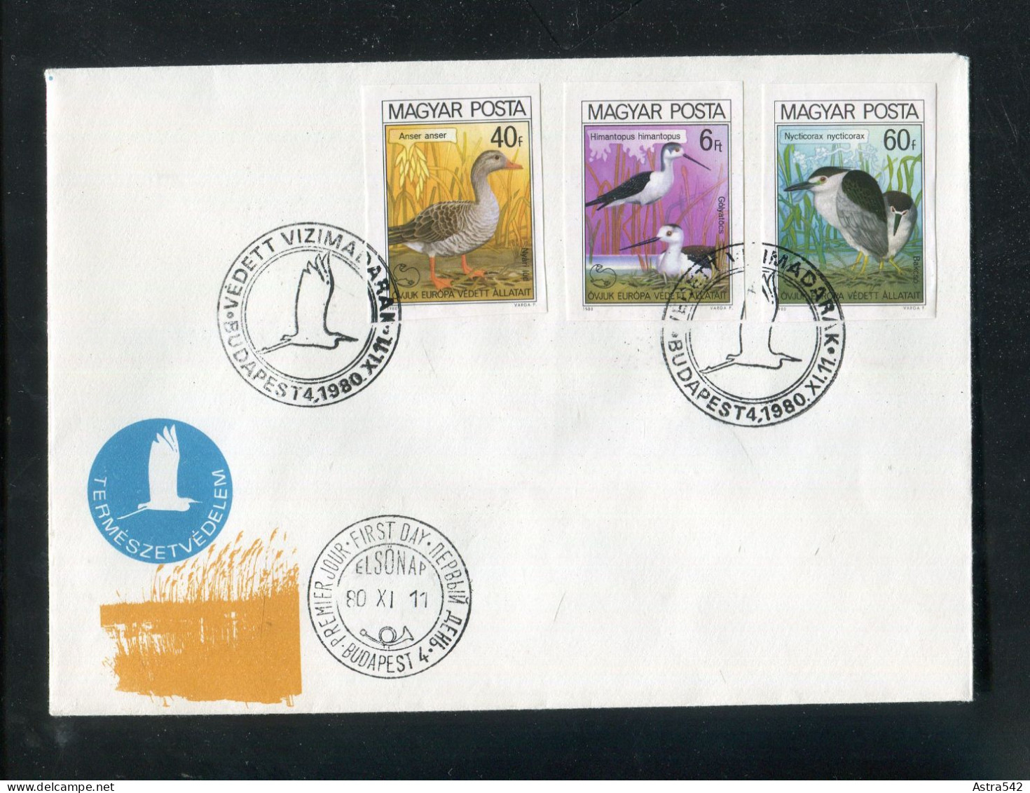 "UNGARN" 1980, Mi. 3451B-3456B Sowie Block 146B Je Ungezaehnt Auf 3 FDC (A0083) - FDC