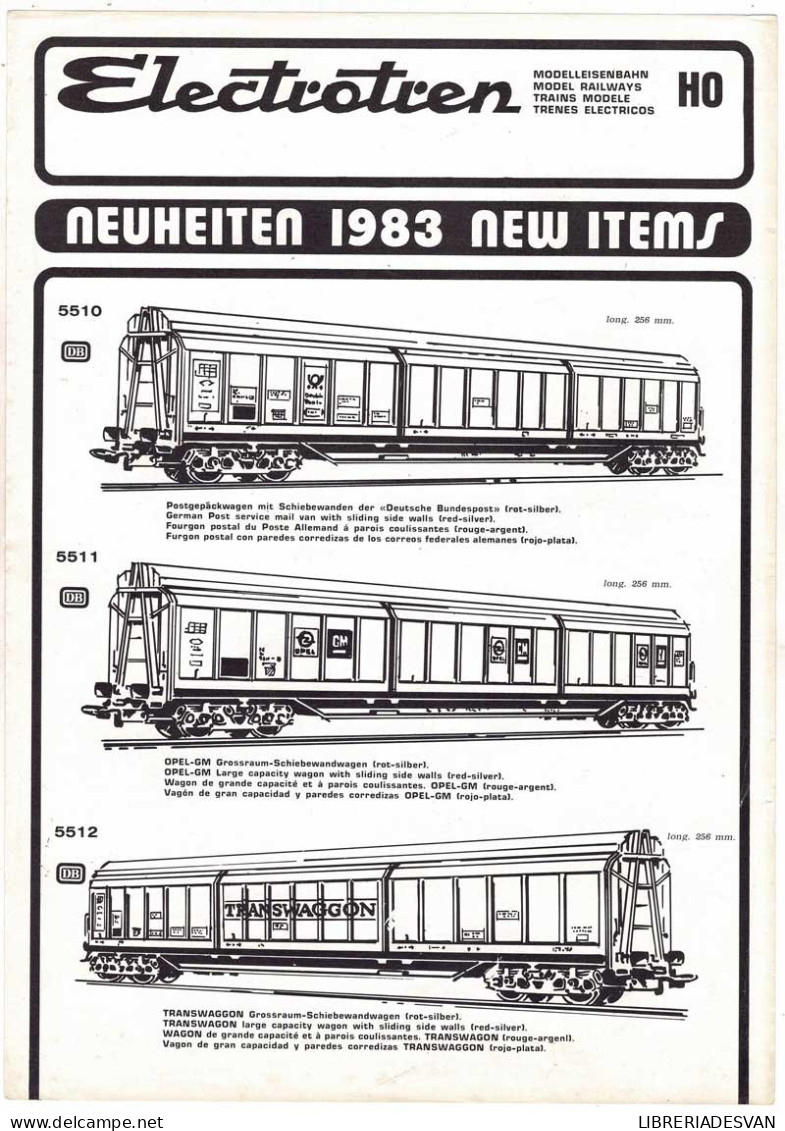 Catálogo De Novedades Electrotren 1983 H0 - Sonstige & Ohne Zuordnung