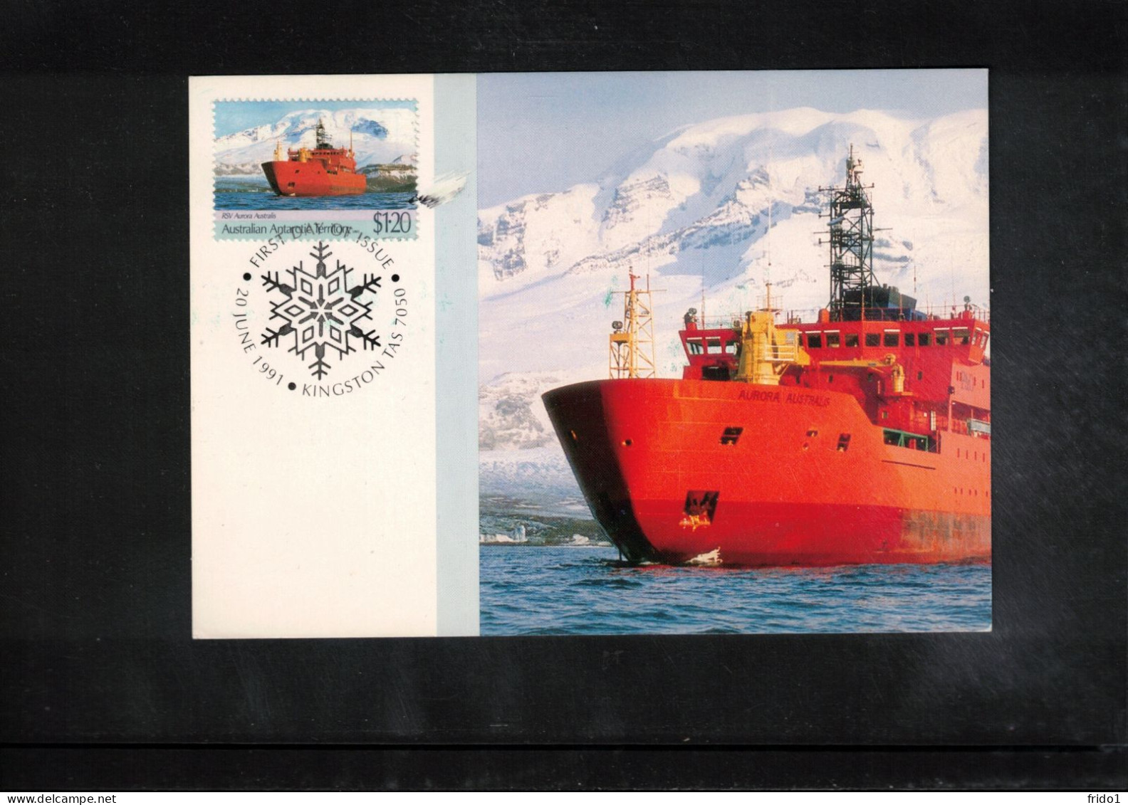 Australian Antarctic Territory 1991 Antarctica - Base Mawson - Ship Aurora Australis - Research Stations