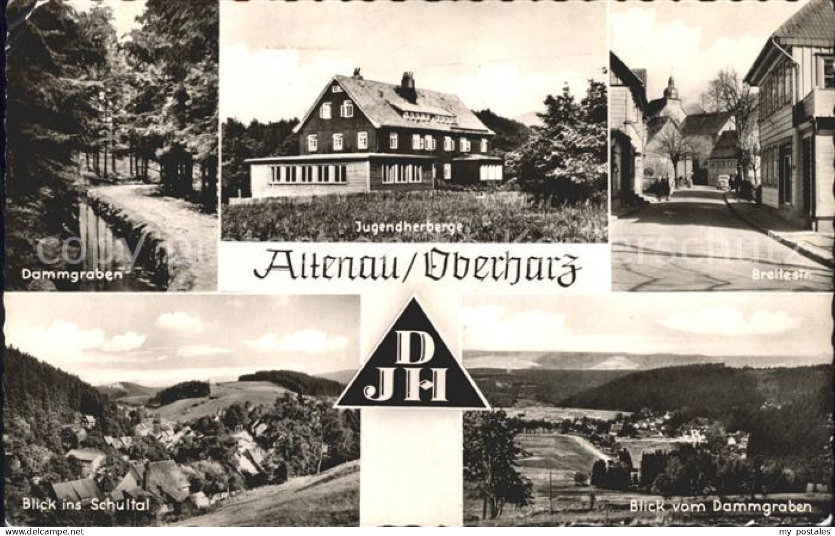 72271065 Altenau Harz Dammgraben Jugendherberge Breite Str Schultal Panorama Alt - Altenau