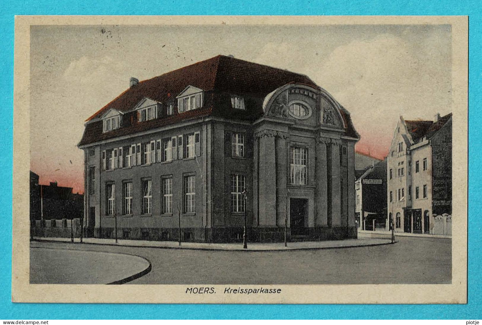 * Moers - Mörs (Nordrhein Westfalen - Deutschland) * (Verlag Fritz Hübner, Nr 18 7475) Kreissparkasse, Banque, Bank - Moers