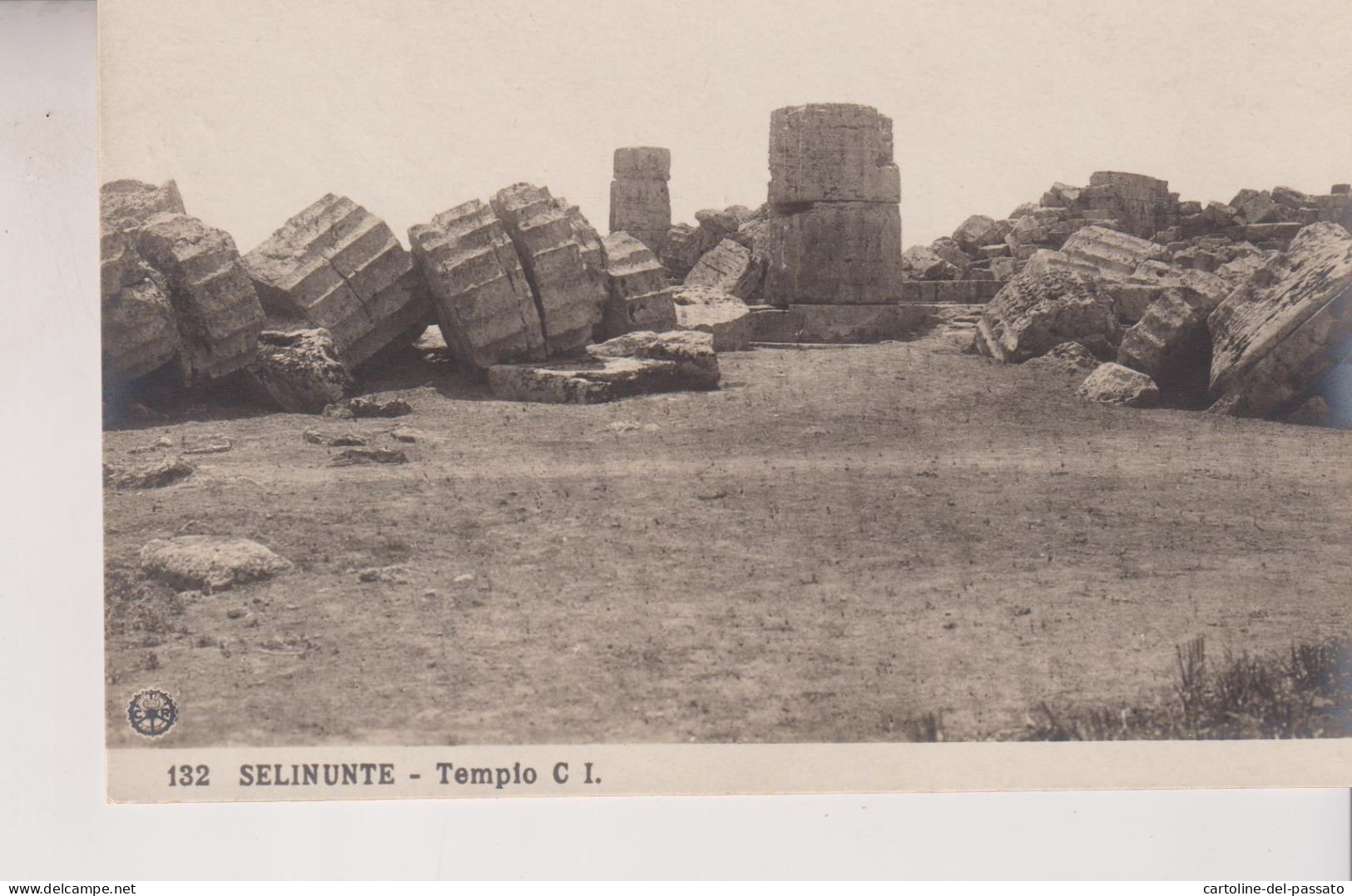 SELINUNTE  TRAPANI TEMPIO C. I° FOTOGRAFICA  EDIZ. NPG - Trapani