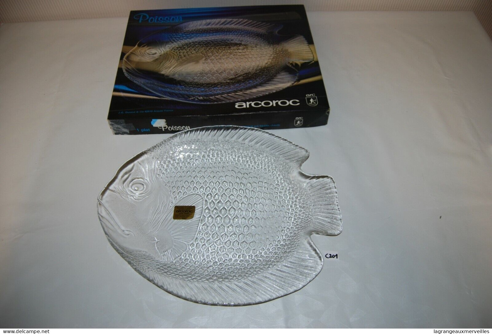 C201 Plat ARCOROC - Forme Poisson - Portate