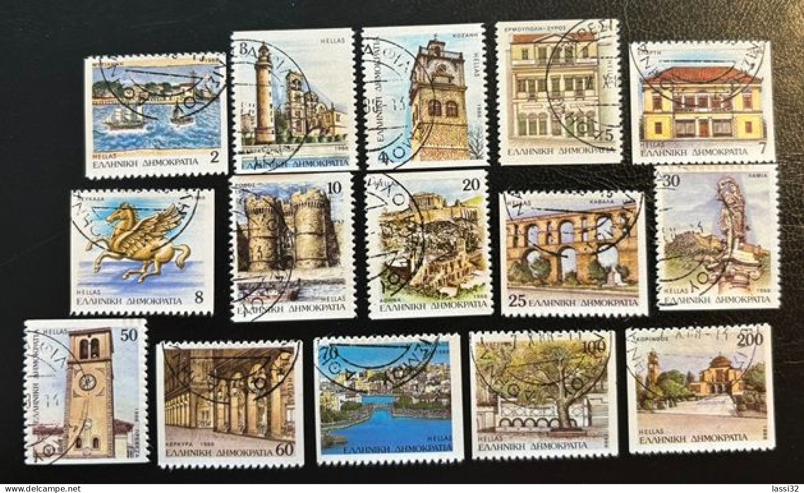 GREECE, 1988 , Capitals Of Prefectures, USED - Oblitérés