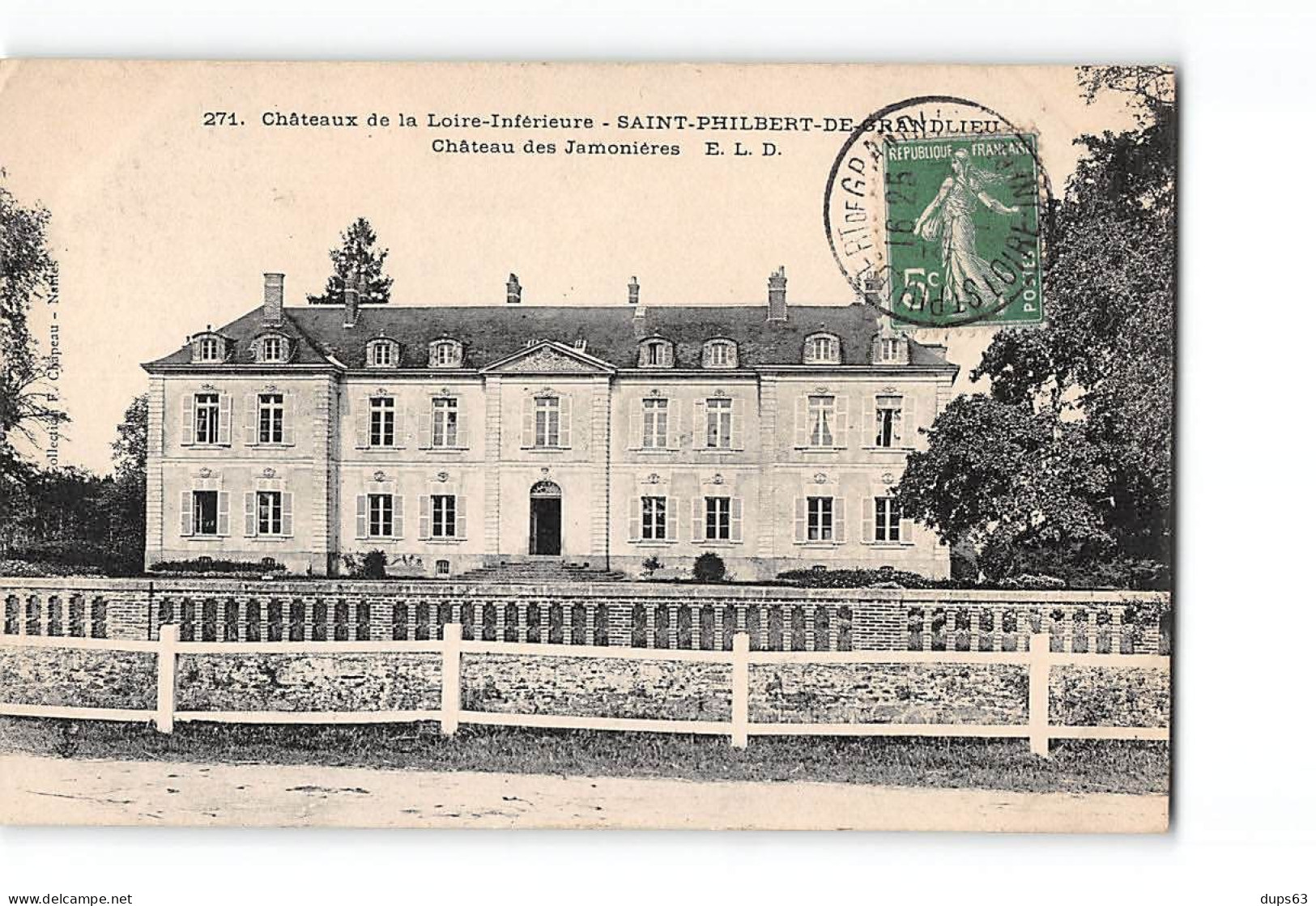 SAINT PHILIBERT DE GRAND LIEU - Château Des Jamonières - Très Bon état - Saint-Philbert-de-Grand-Lieu