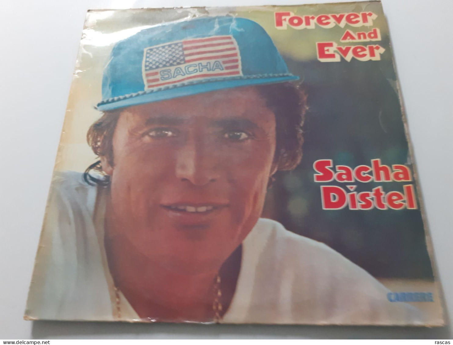 DISQUE VINYL 33 T DU CHANTEUR FRANCAIS SACHA DISTEL - FOREVER AND EVER - Otros - Canción Francesa