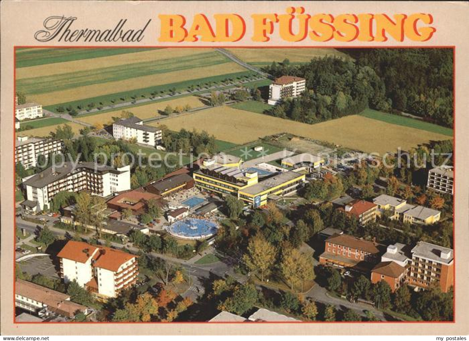 72277089 Bad Fuessing Fliegeraufnahme Thermalbad Aigen - Bad Fuessing