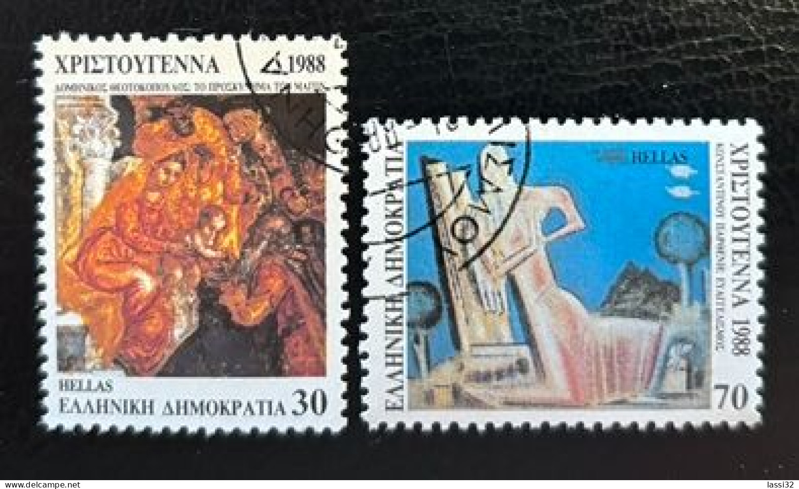 GREECE, 1988 , CHRISTMAS,, USED - Usati