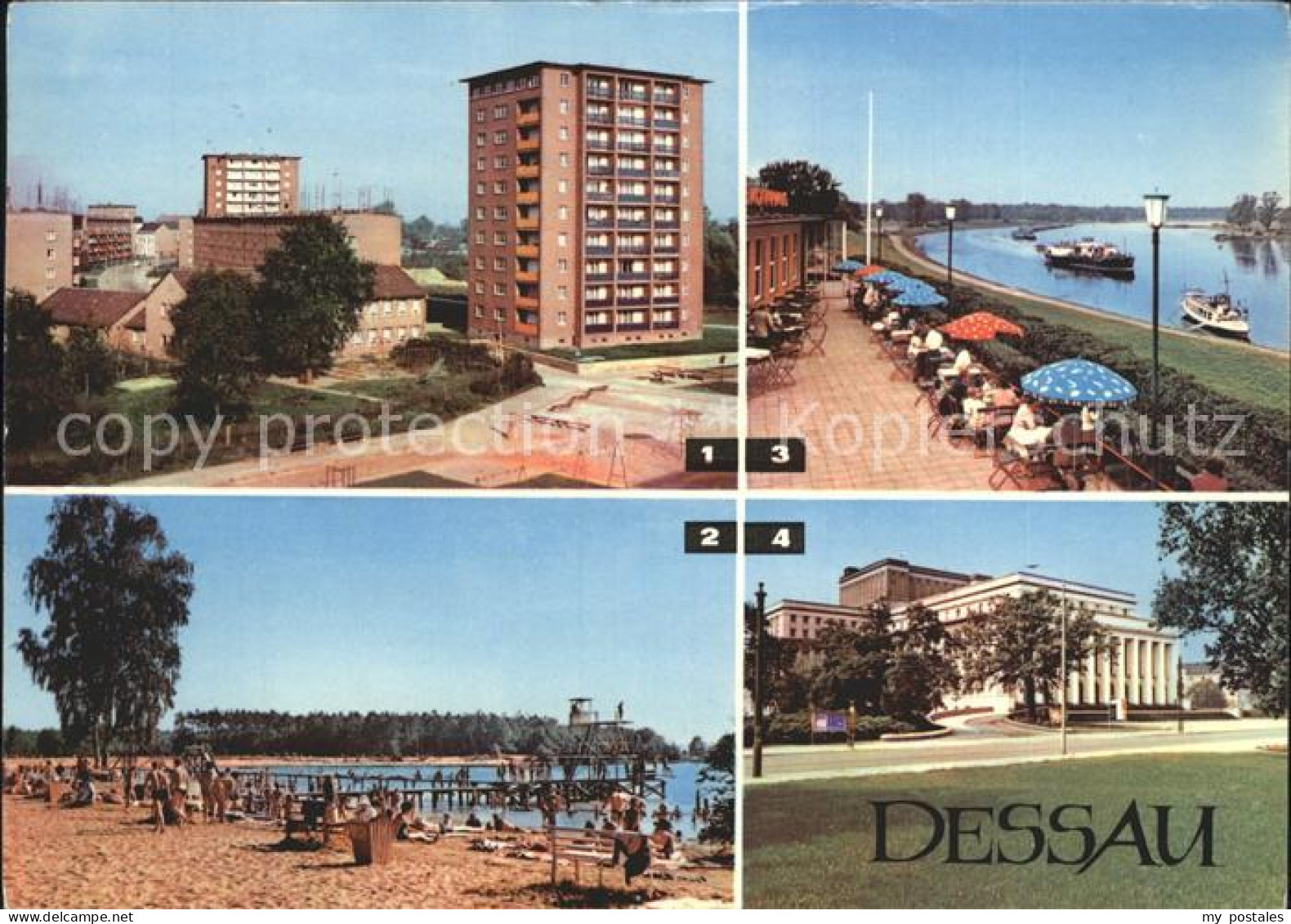 72276671 Dessau-Rosslau Strandbad Adria Landestheater Am Roten Stern Dessau-Ross - Dessau