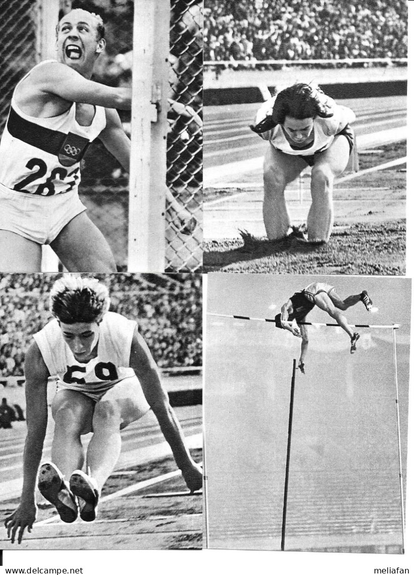 CF08 - IMAGES BRIO - JEUX OLYMPIQUES - FRED HANSEN - MARY RAND - LIA HINTEN - WILLY HOLDORF - Trading Cards