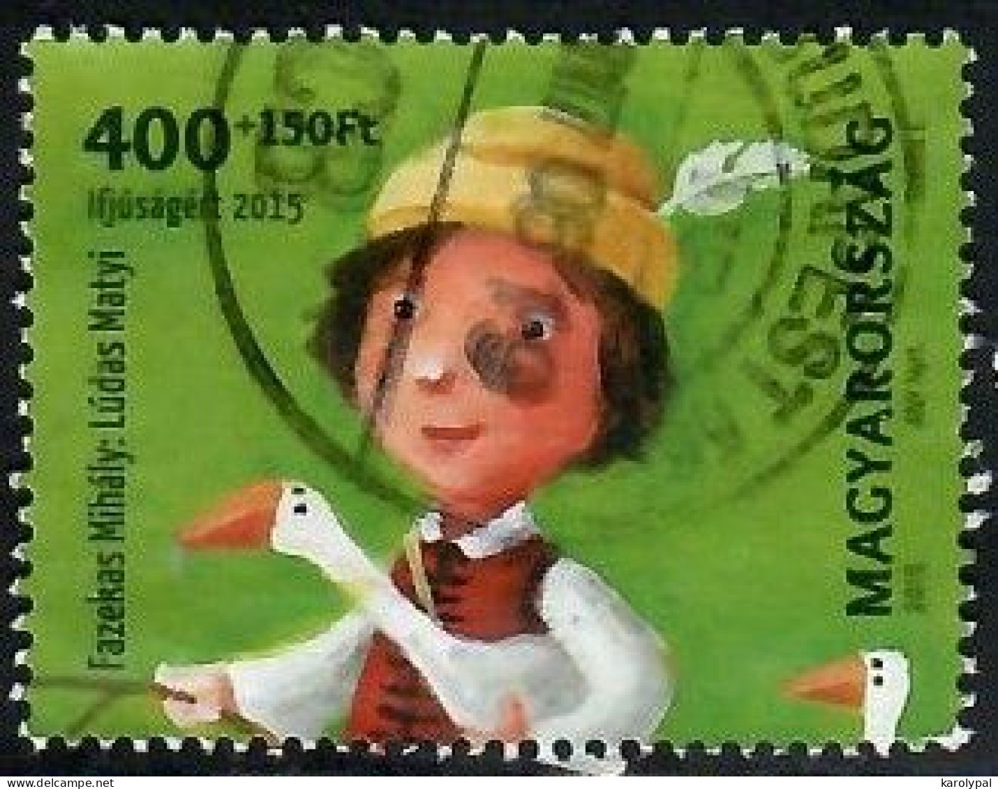 Hungary, 2015, Used, 100th Anniversary Of The Gypsy Princess, Emmerich Kálmán Mi. Nr.5767, Stamp From The Block - Gebraucht
