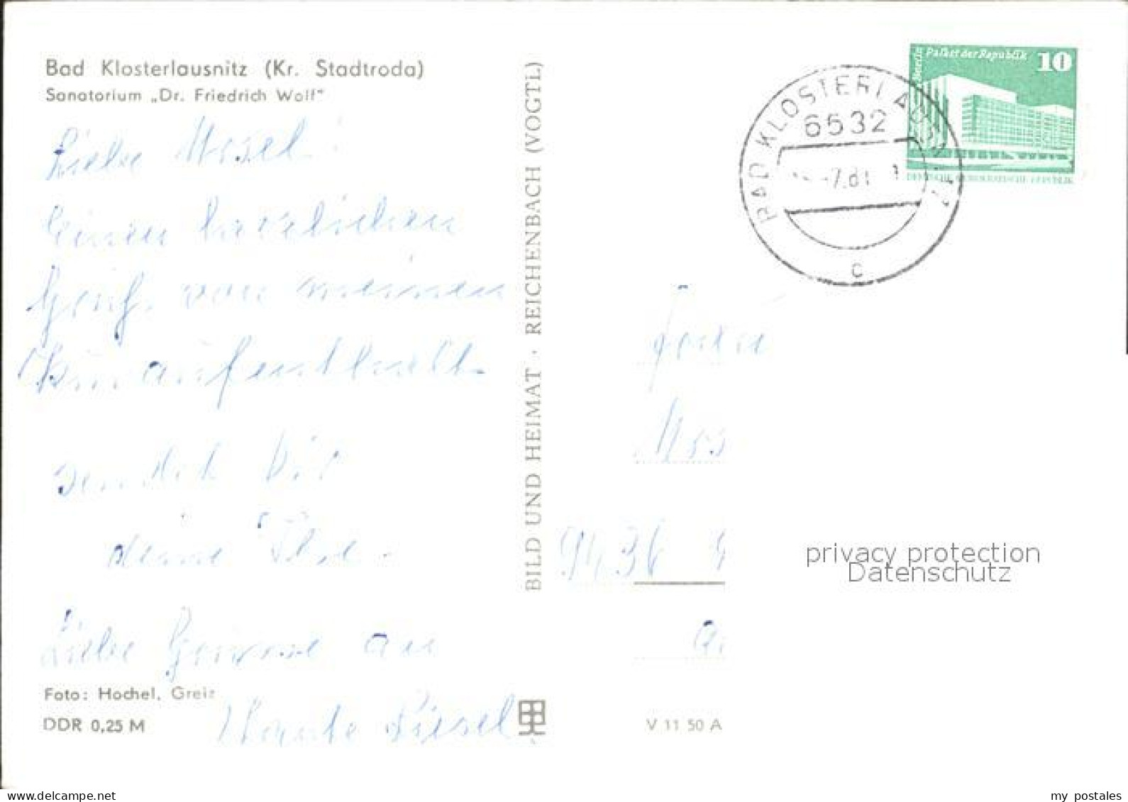 72275371 Bad Klosterlausnitz Sanatoriim Dr. Friedrich Wolf Bad Klosterlausnitz - Bad Klosterlausnitz