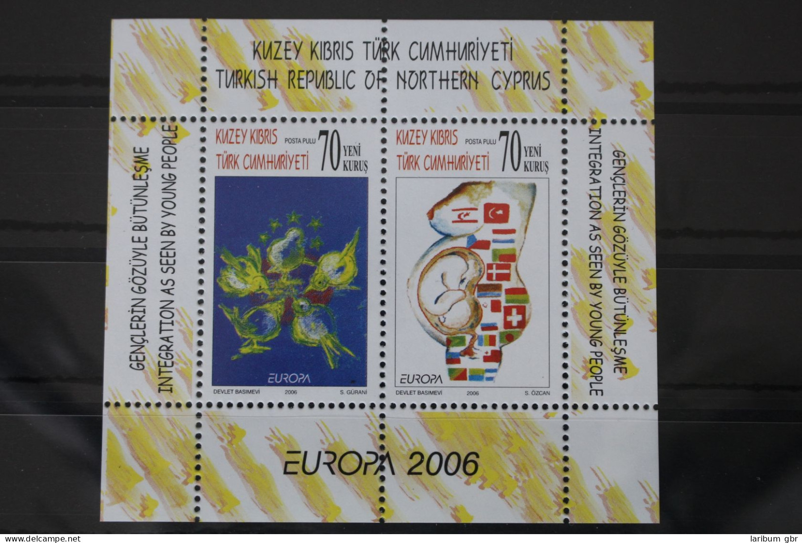 Türkisch-Zypern Block 25 Mit 642-643 Postfrisch Europa Integration #WK921 - Used Stamps