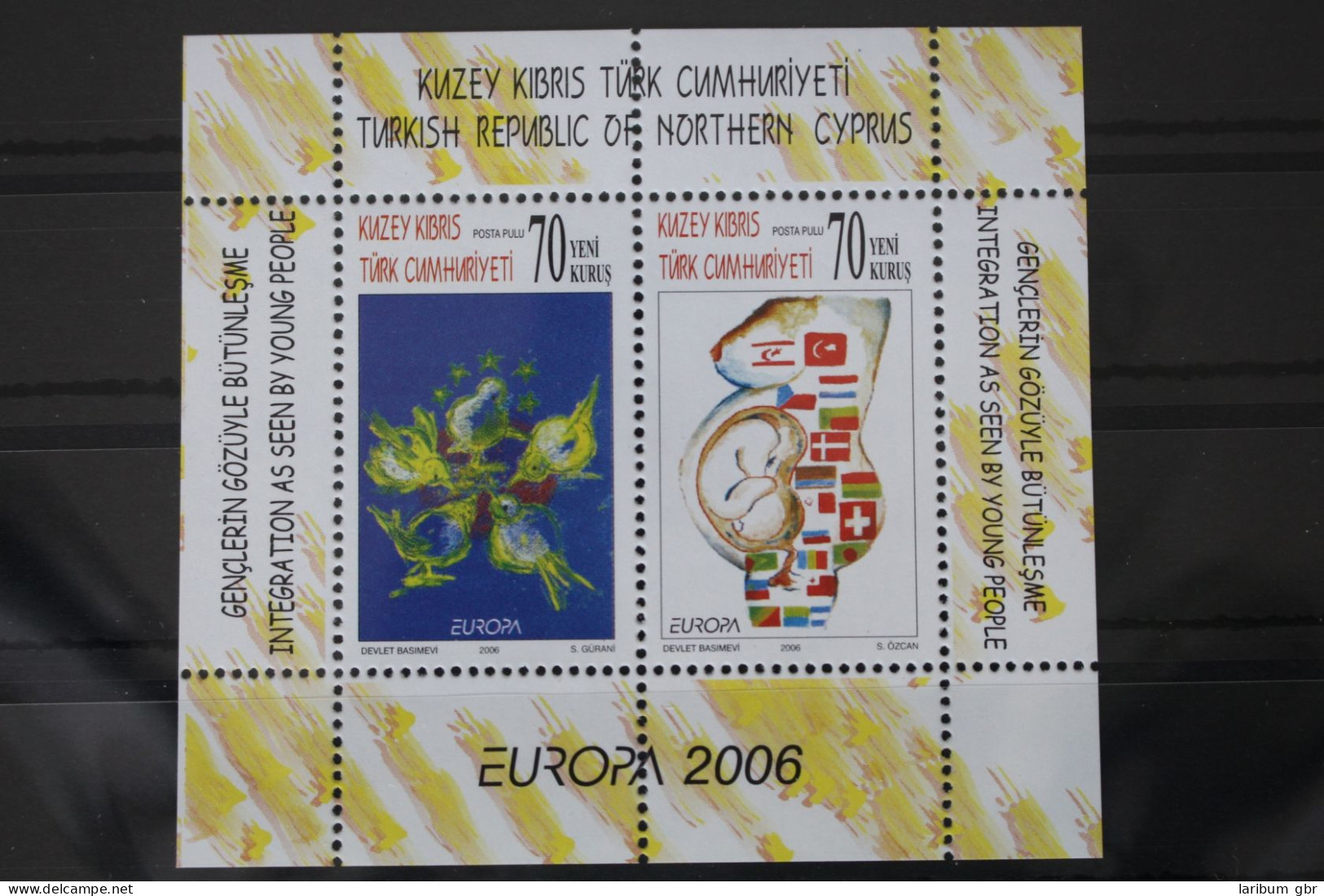 Türkisch-Zypern Block 25 Mit 642-643 Postfrisch Europa Integration #WK920 - Used Stamps