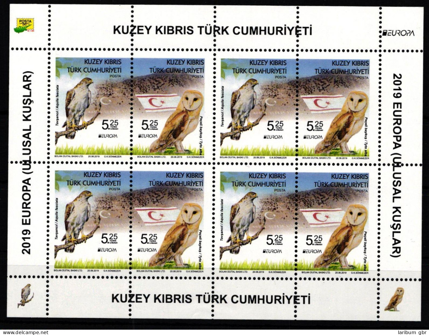 Türk. Zypern 865-866 Postfrisch Als Kleinbogen, Cept #JI567 - Used Stamps
