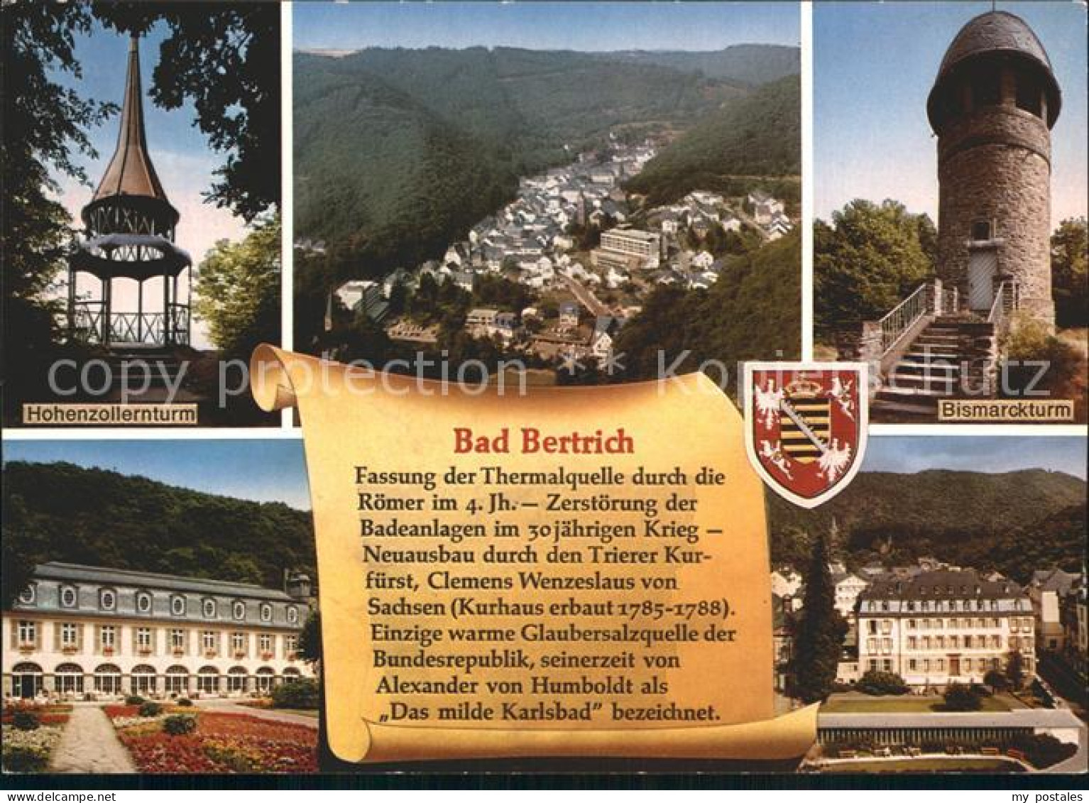 72275188 Bad Bertrich Hohenzollernturm Bismarckturm  Bad Bertrich - Bad Bertrich