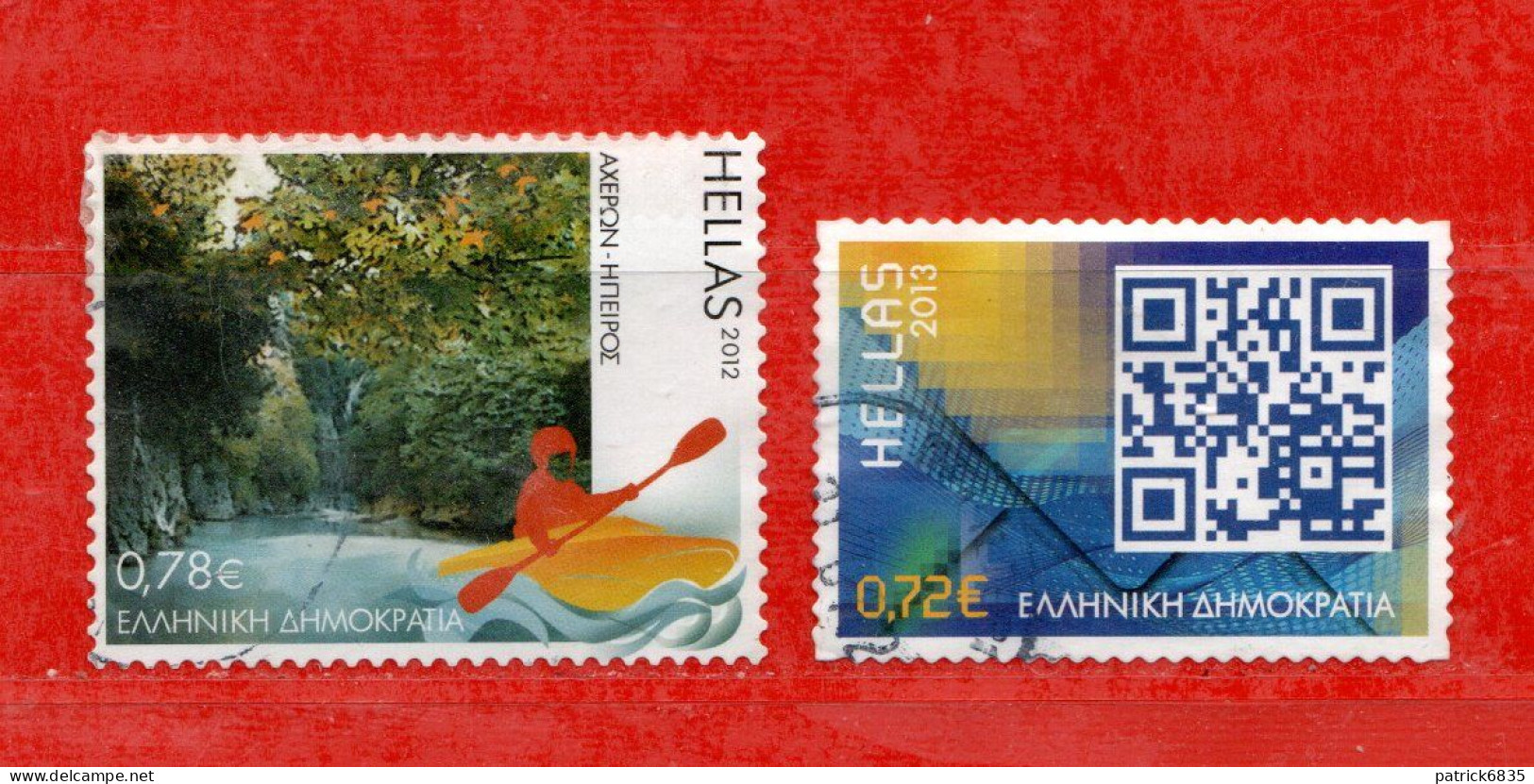 (CL.R) GRECIA ° 2012 - 2013. Usato - Used. - Used Stamps