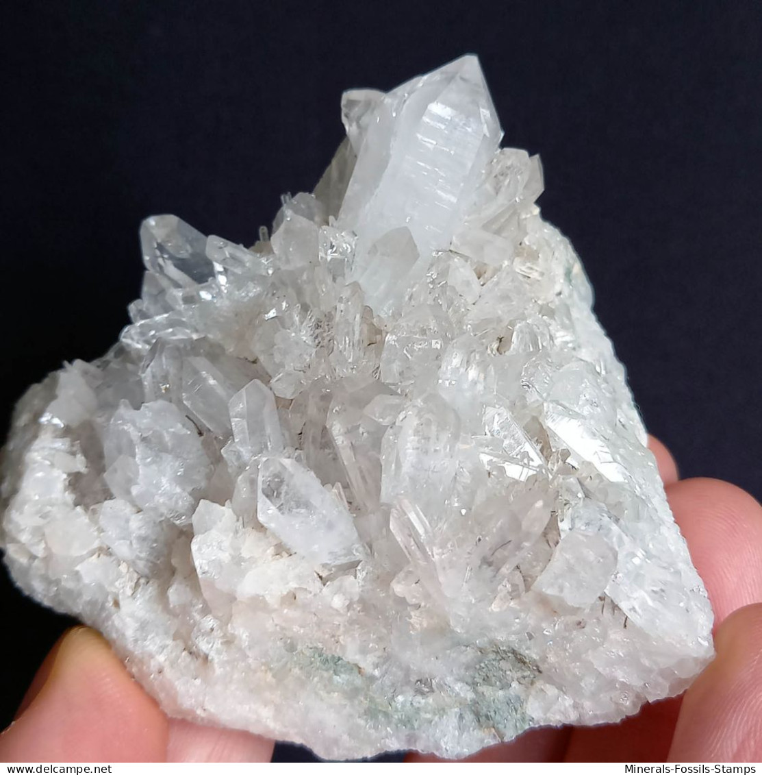 #D50 Splendido QUARZO Cristalli (Castagnola, Val D'Aveto, Piacenza, Emilia Romagna, Italia) - Mineralen