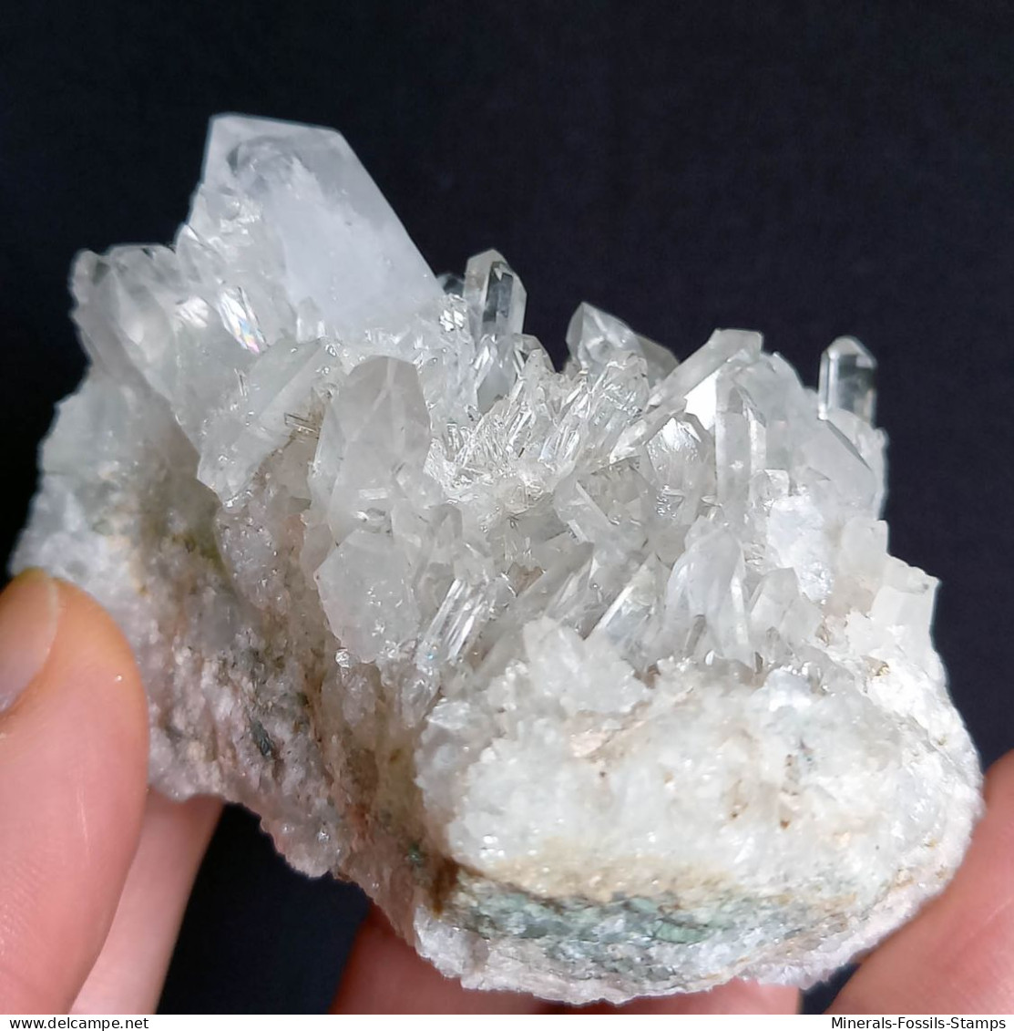 #D50 Splendido QUARZO Cristalli (Castagnola, Val D'Aveto, Piacenza, Emilia Romagna, Italia) - Minerales