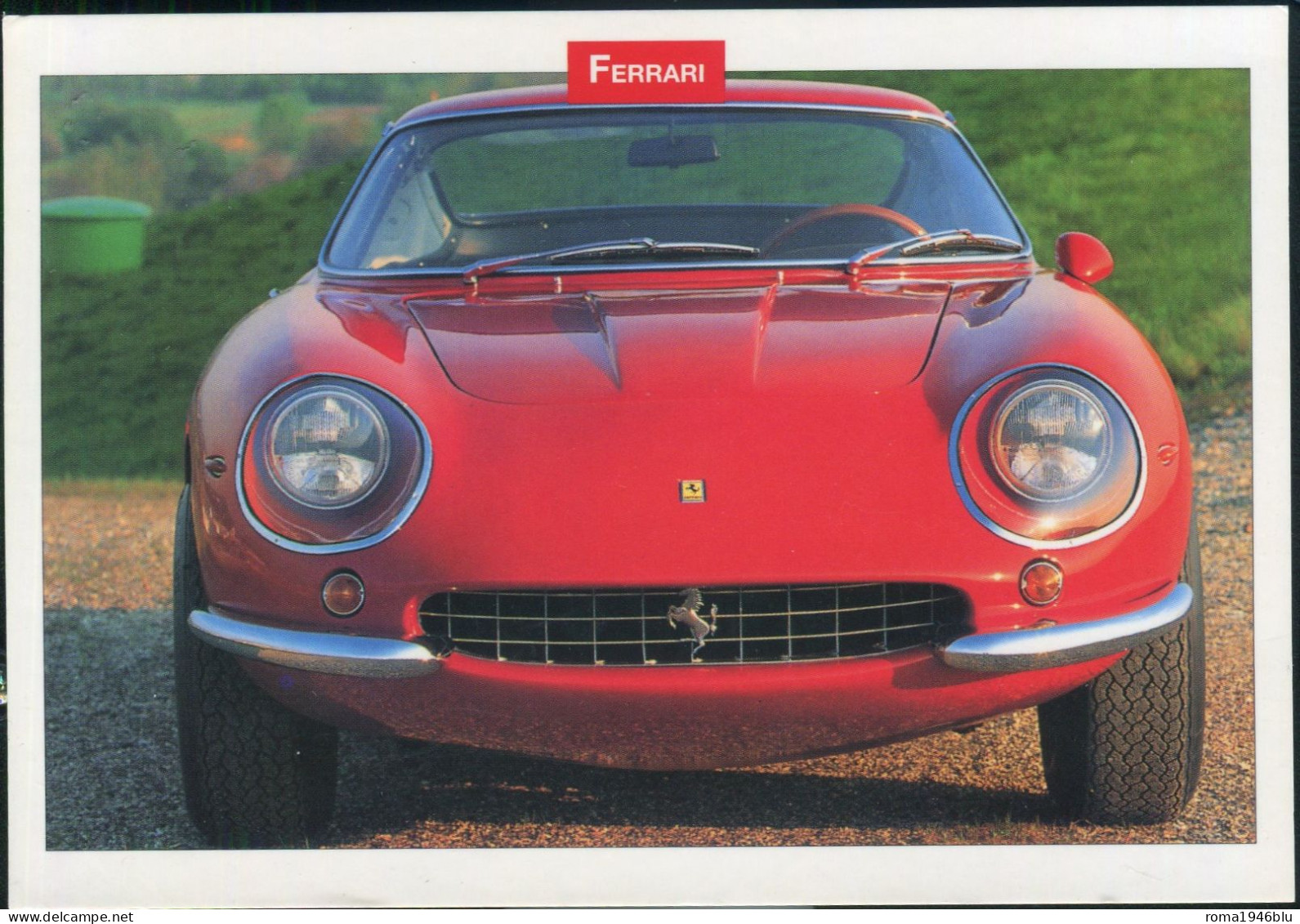 FERRARI TESTAROSSA  CARTOLINA - Collezioni E Lotti