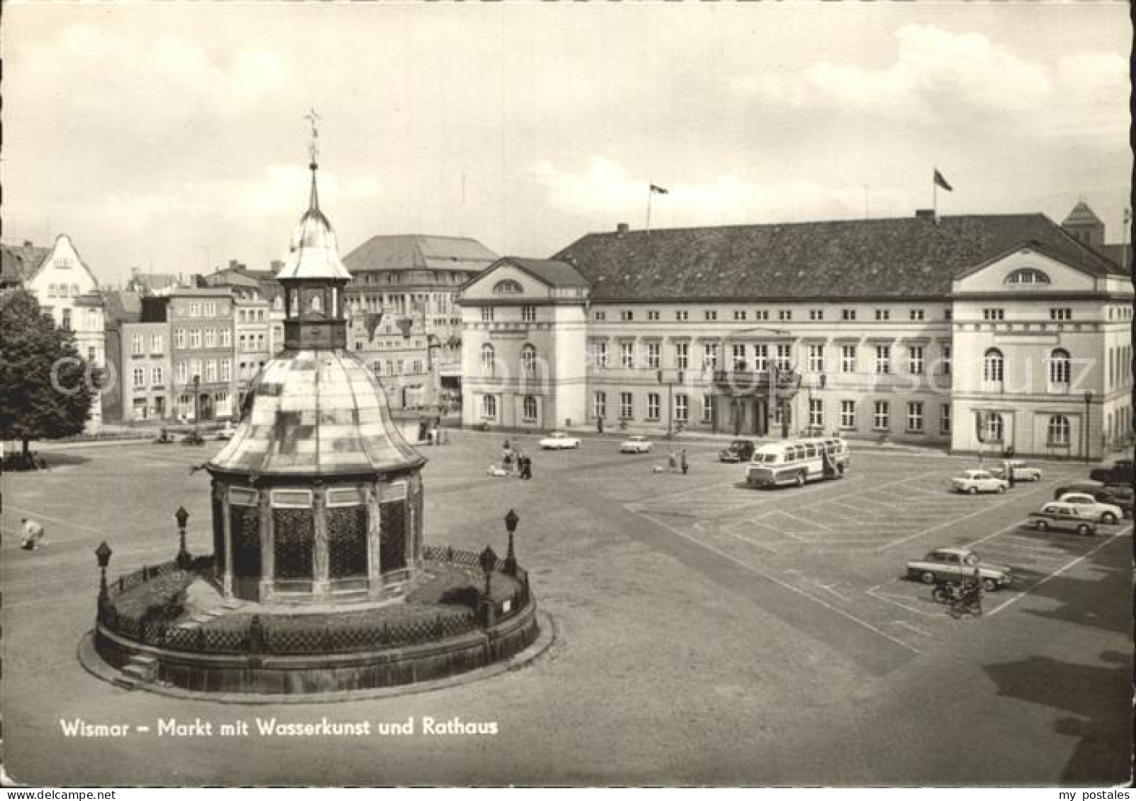 72273374 Wismar Mecklenburg Markt Mit Wasserkunst Und Rathaus Wismar - Wismar