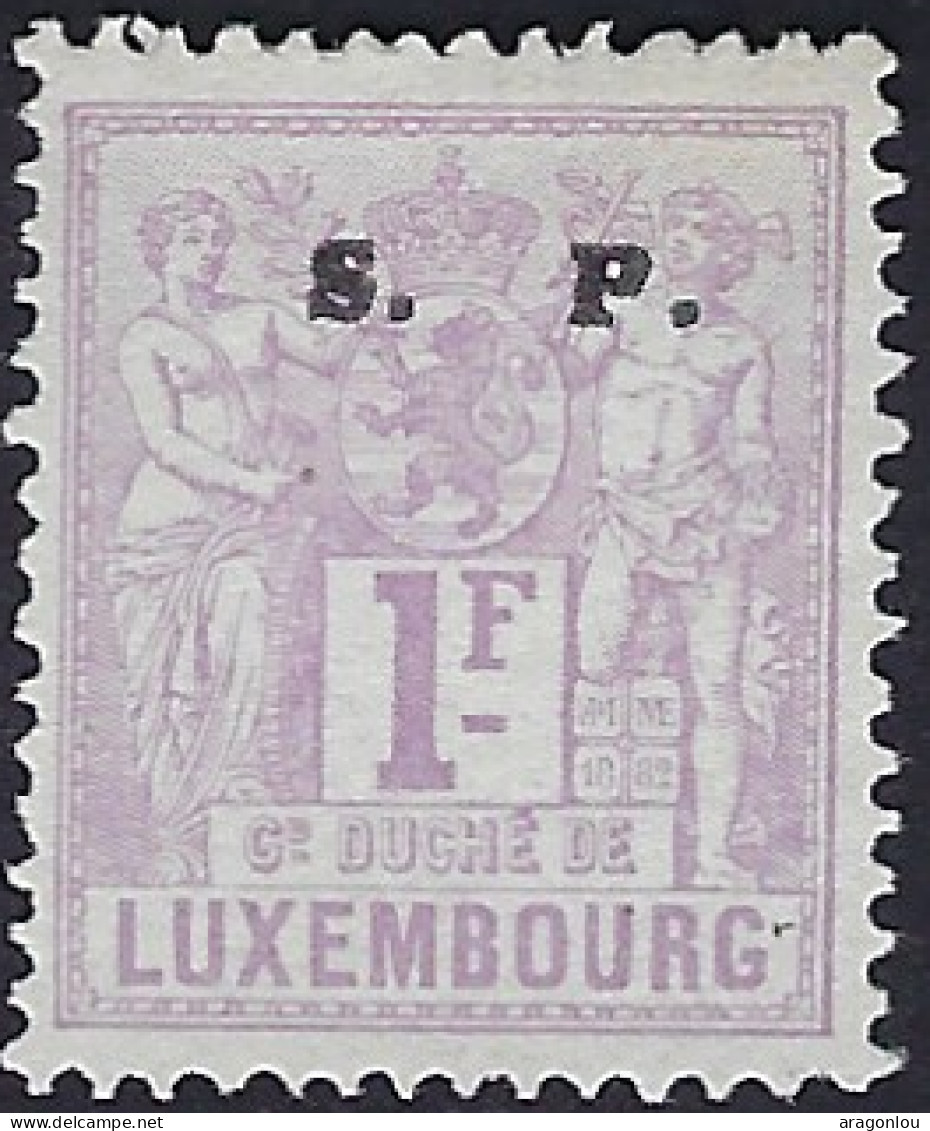 Luxembourg - Luxemburg - Timbre   1883   S.P.   * - 1882 Alegorias