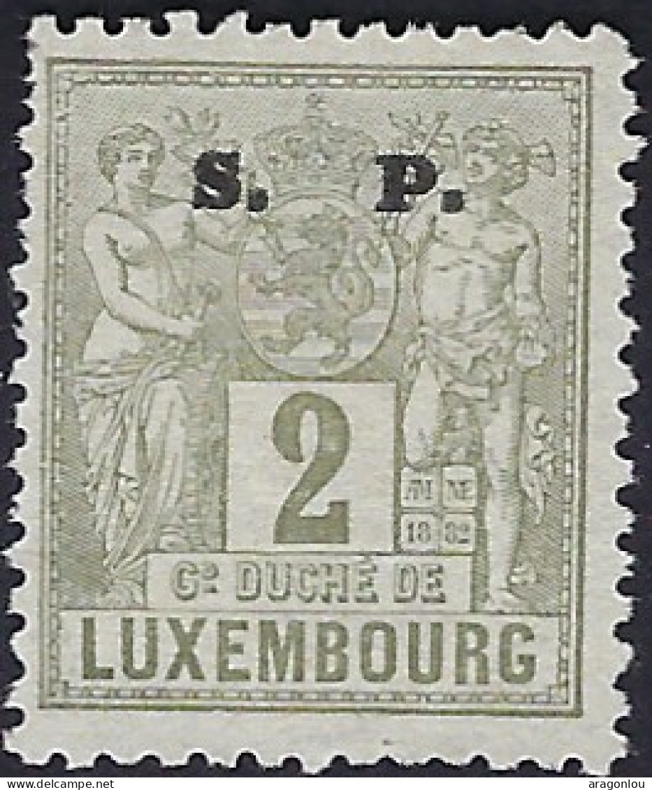 Luxembourg - Luxemburg - Timbre   1883   S.P.   * - 1882 Alegorias