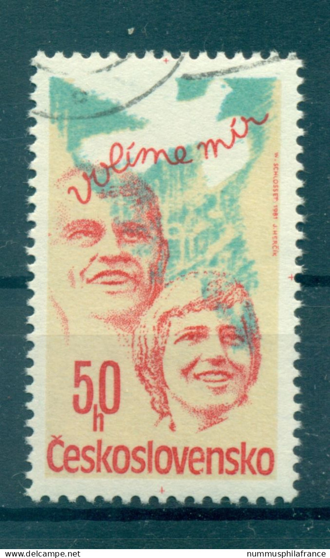 Tchécoslovaquie 1981 - Y & T N. 2447 - Elections Socialistes (Michel N. 2618) - Used Stamps