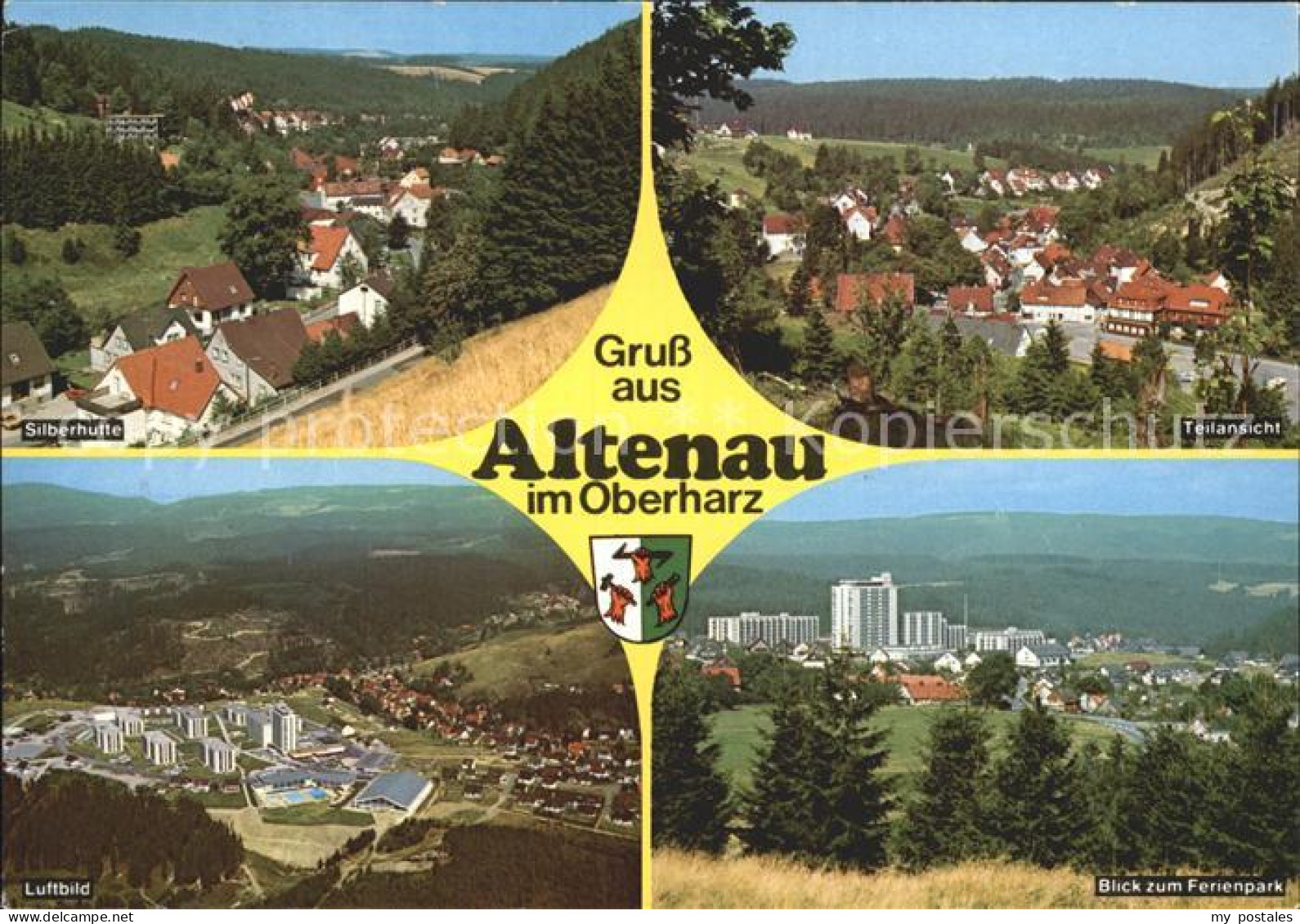 72270726 Altenau Harz Teilansicht Silberhuette Ferienpark Fliegeraufnahme Altena - Altenau