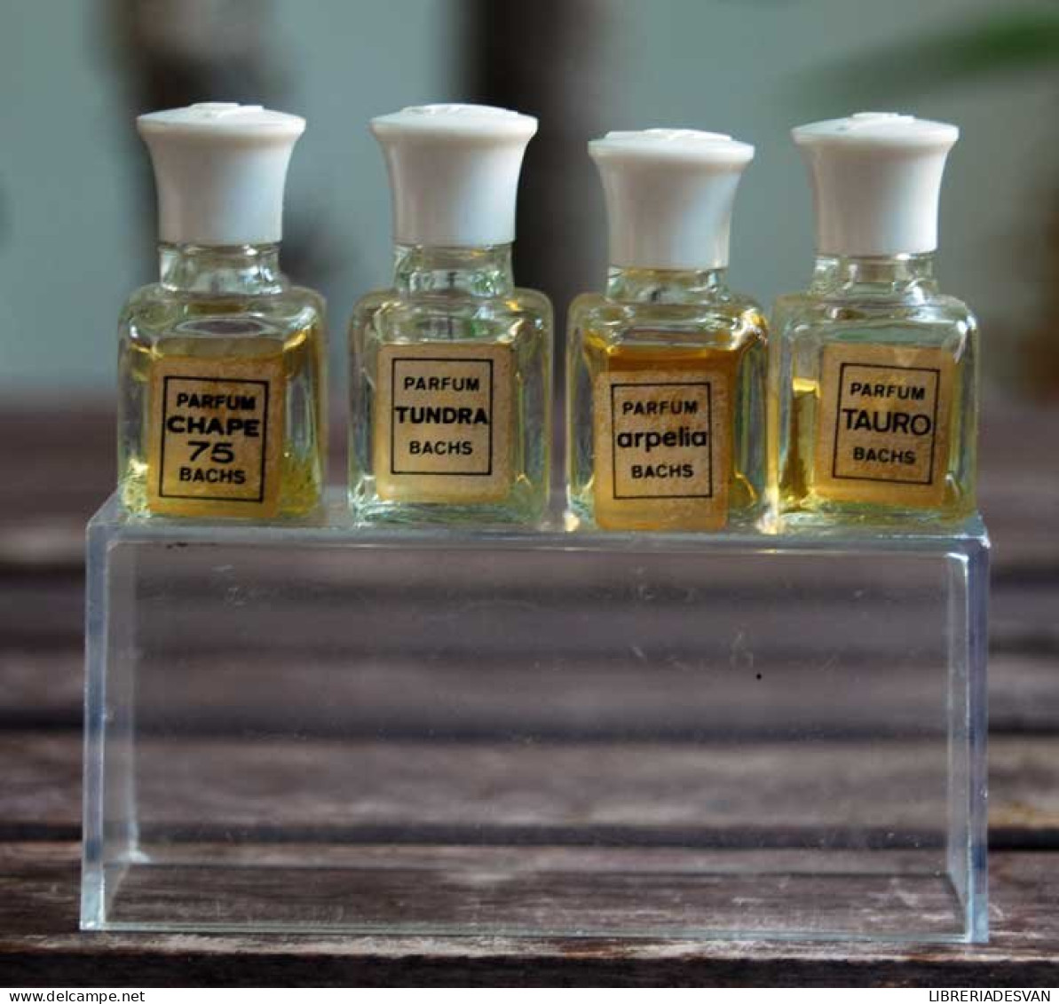 Set De 4 Perfumes Bachs Miniatura En Caja De Plástico. Años 70 - Ohne Zuordnung