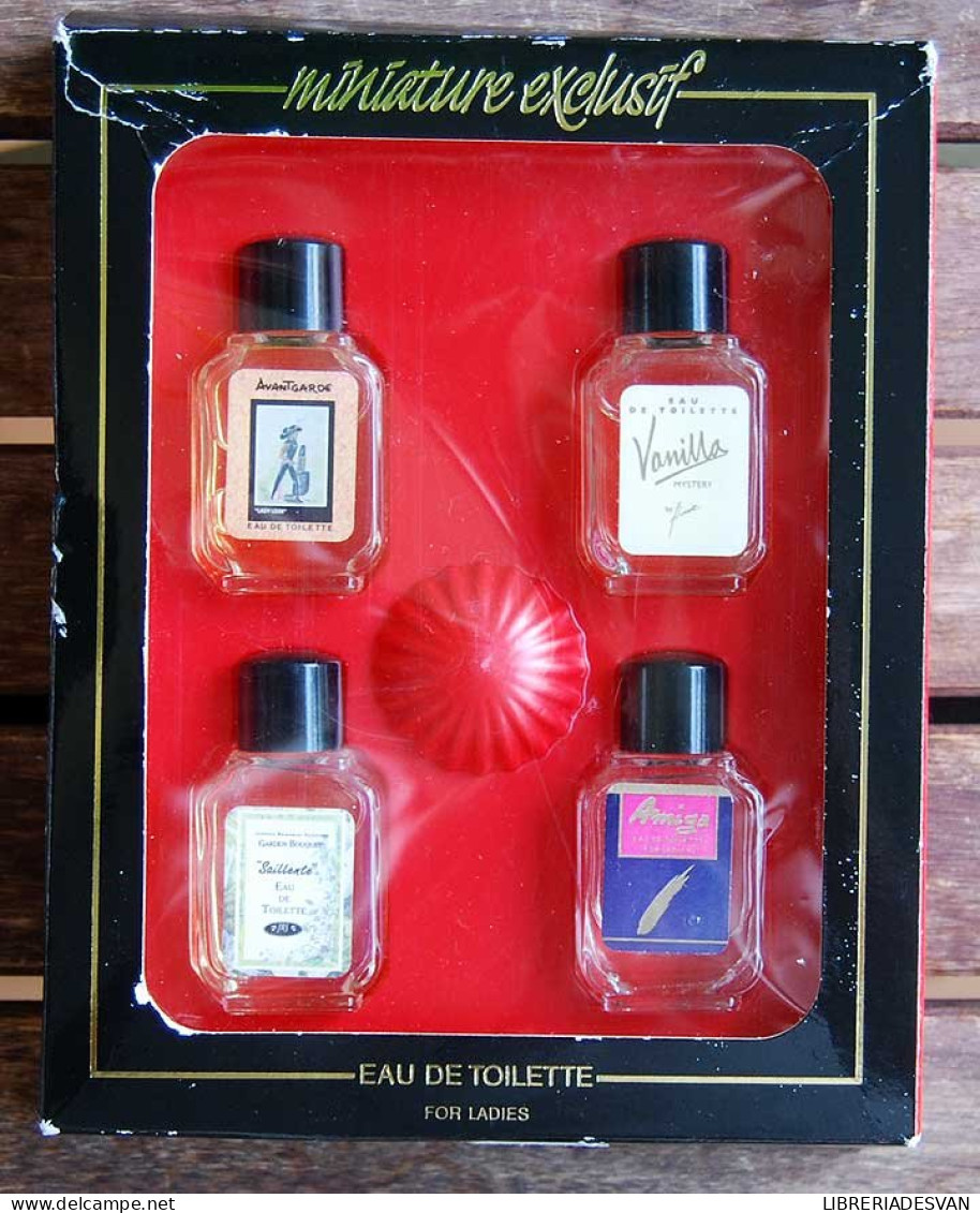 Estuche Con 4 Perfumes Miniatura Royal Sanders. Leiden Holland - Non Classés