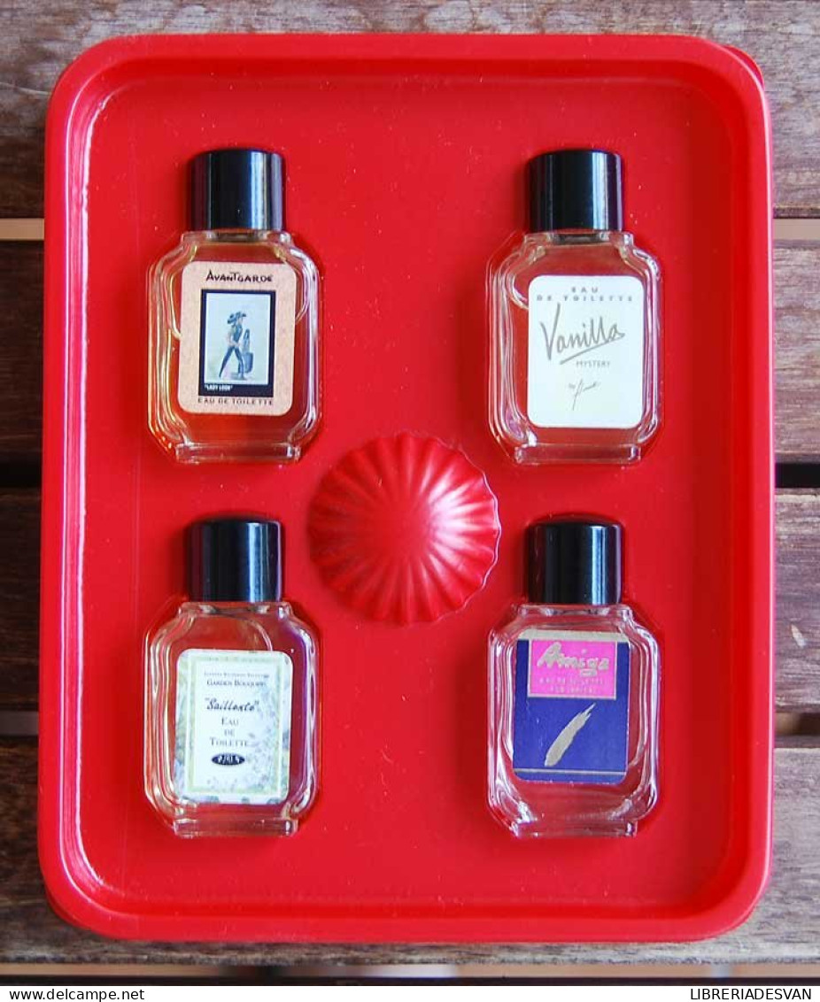 Estuche Con 4 Perfumes Miniatura Royal Sanders. Leiden Holland - Zonder Classificatie