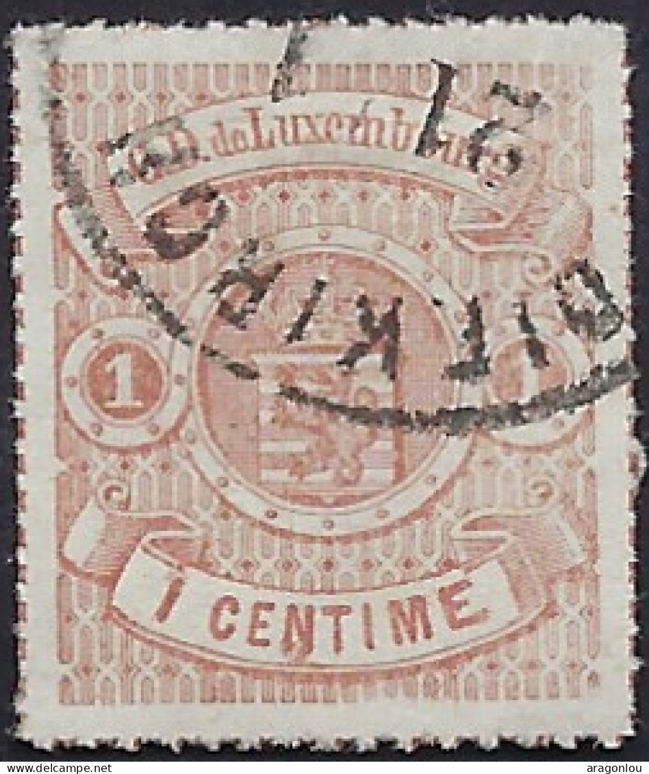 Luxembourg - Luxemburg - Timbre   1872     1C.   Micel 24   ° - 1859-1880 Armoiries