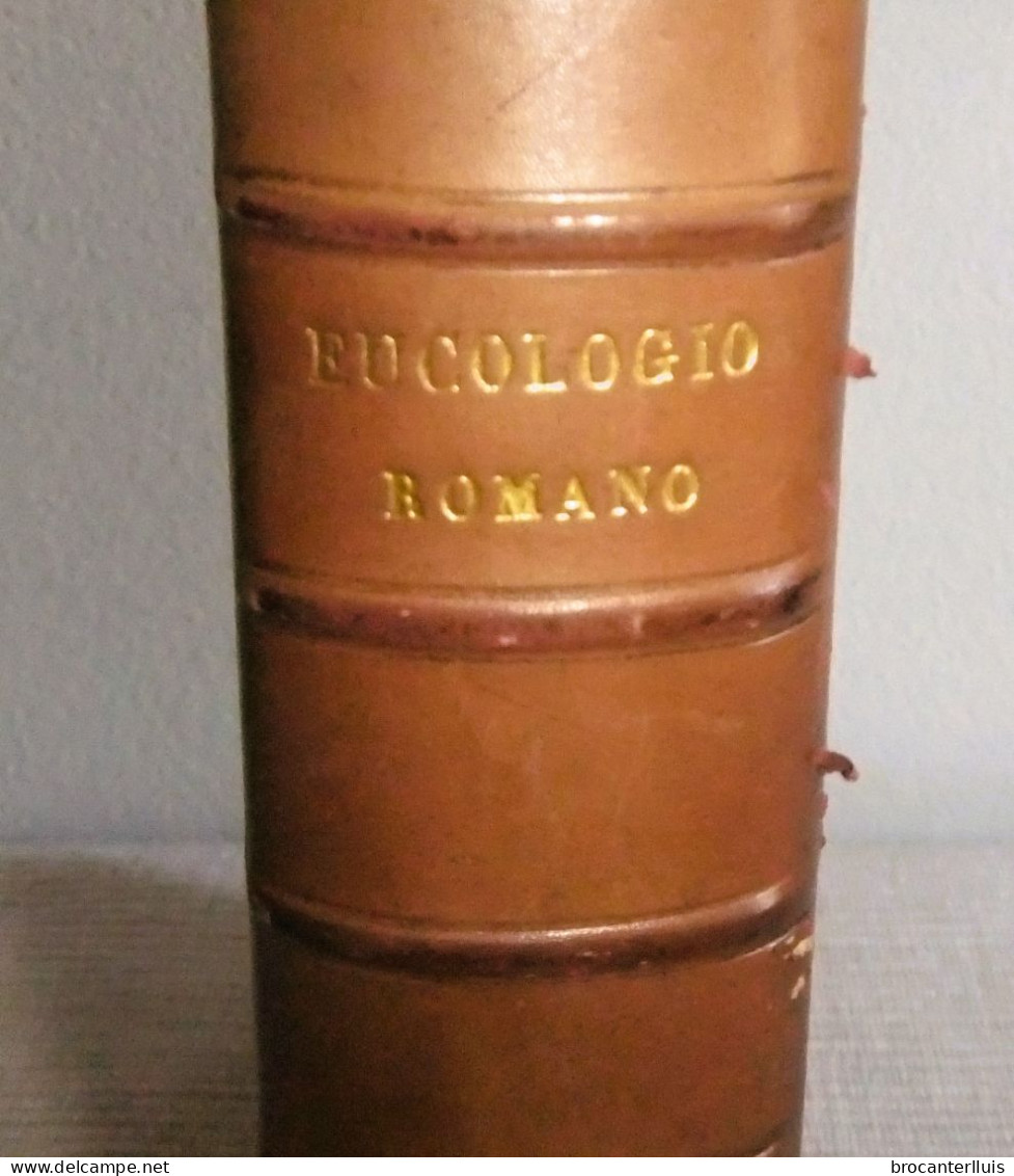 DEVOCIONARIO NUEVO EUCOLÓGICO ROMANO LAPLACE,SANCHEZ Y Cia EDITORES 1876 - Philosophie & Religion