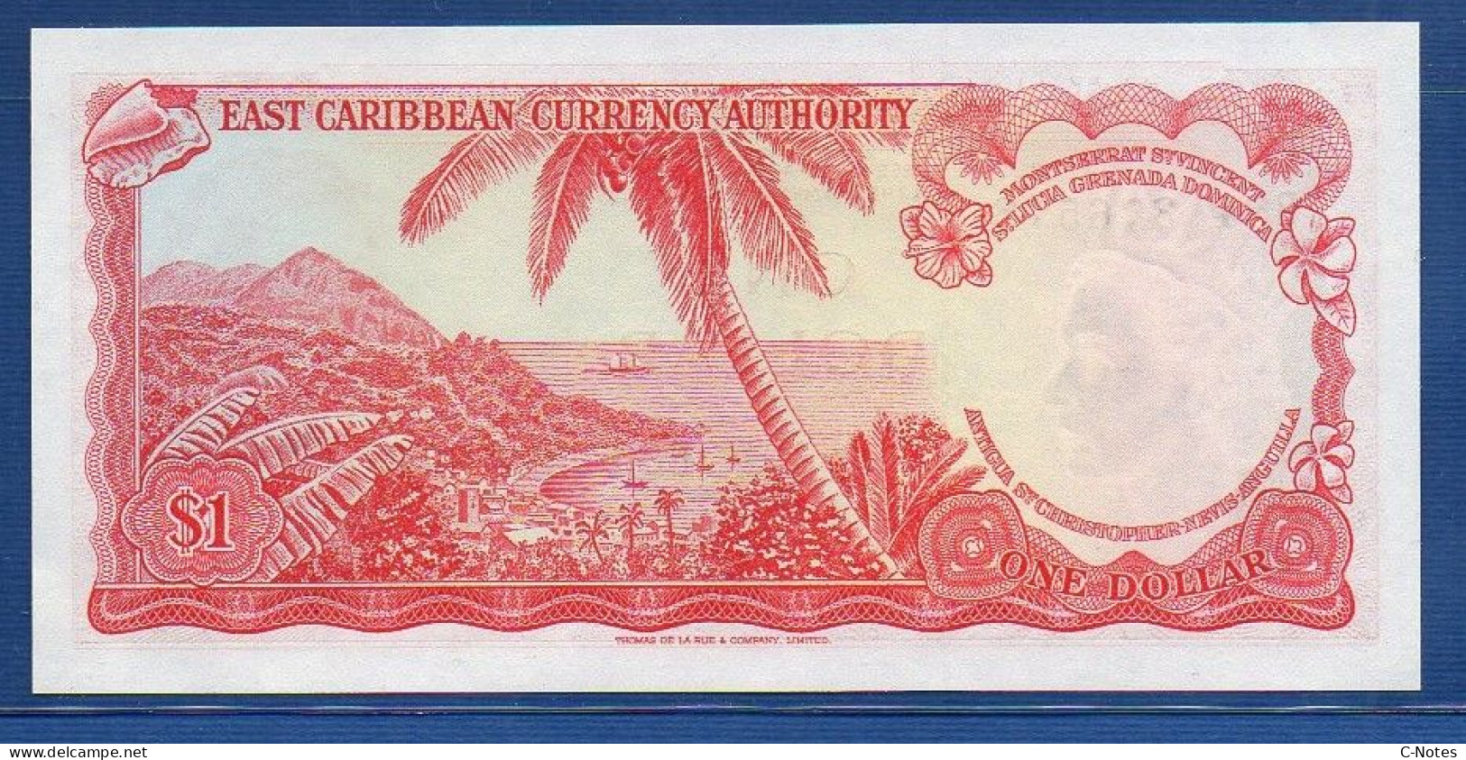 EAST CARIBBEAN STATES - P.13g – 1 Dollar ND (1965) UNC-, S/n B84 376578 - East Carribeans