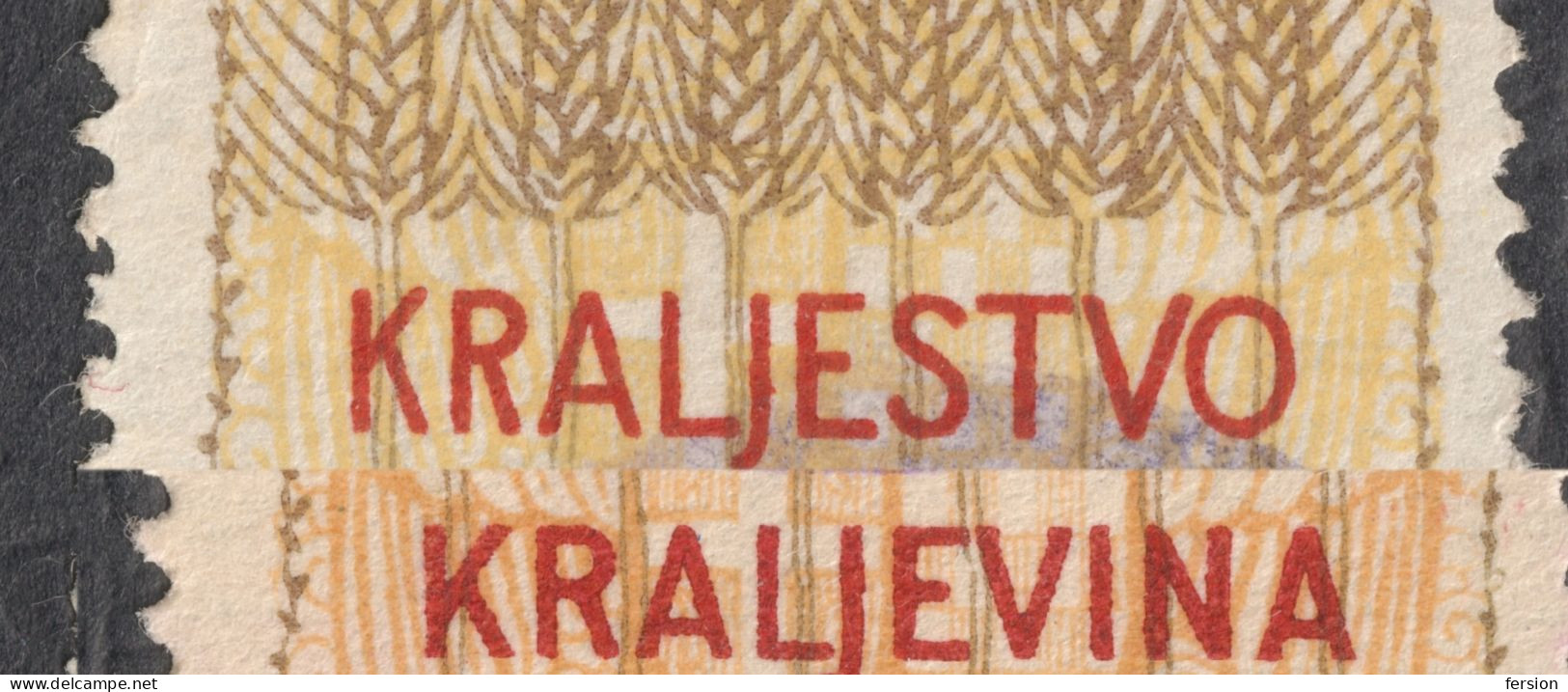 KraljeVINA KraljeSTVO PAIR / 1920 Yugoslavia SHS Serbia Croatia Slovenia - Revenue Fiscal Judaical Tax Stamp - 12 Din - Dienstzegels