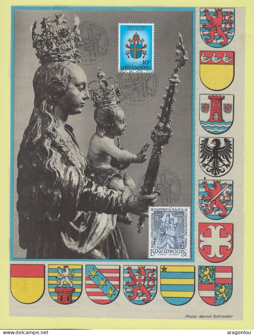 Luxembourg - Luxemburg - Timbre   1989   Notre Dame De Luxembourg - Gebruikt