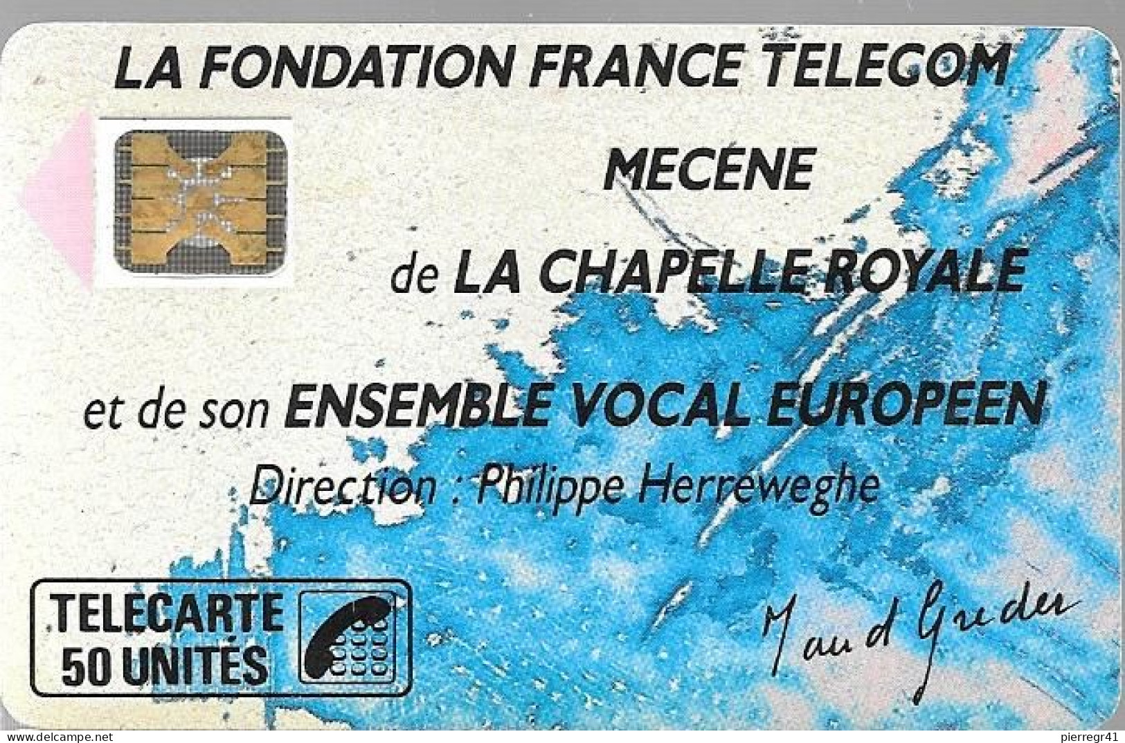 CARTE²°-PUBLIC-06/89-F 74.615-50U-SC4-CHAPELLE ROYALE 1-MONTPELLIER-UTILISEE-V° Pe 895662-TBE-LUXE - 1989