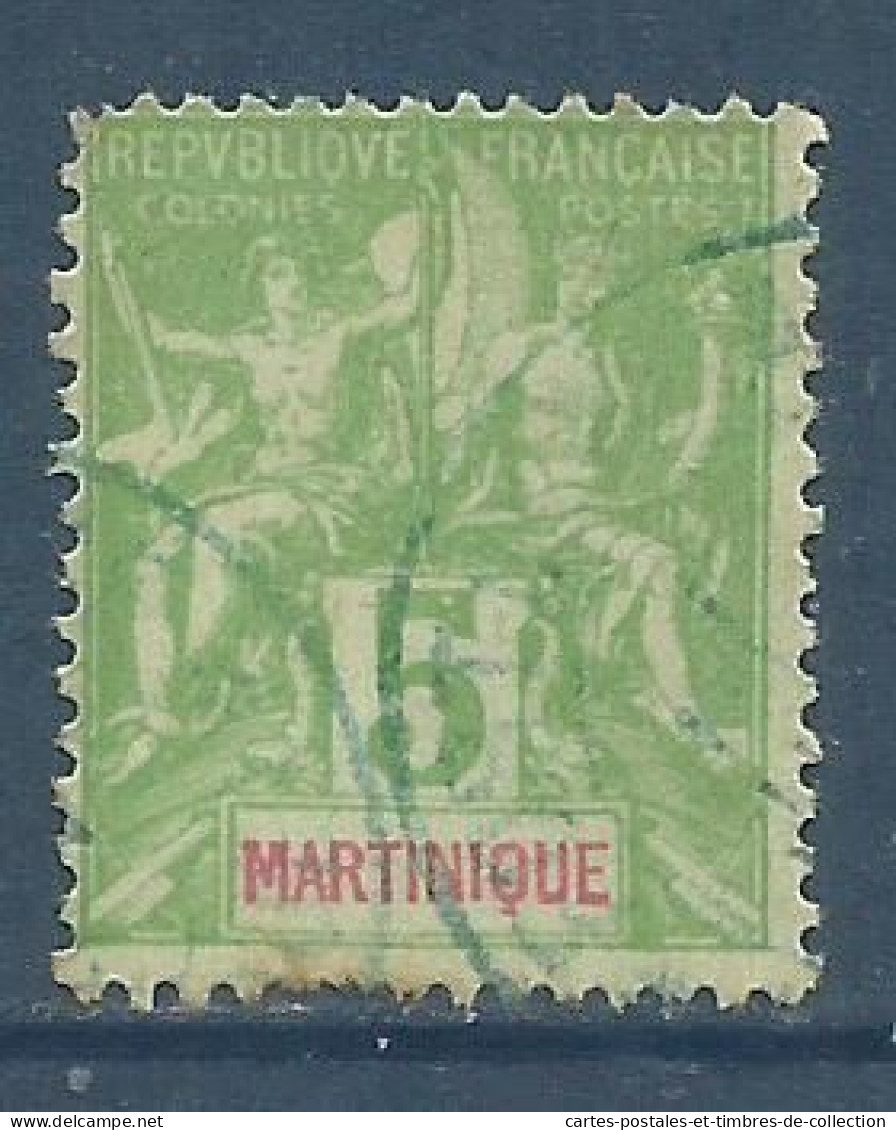 MARTINIQUE , Timbre Du Type De 1899-1906 , 5 Cts , N° Y&T 44 , ( O ) , µ - Oblitérés