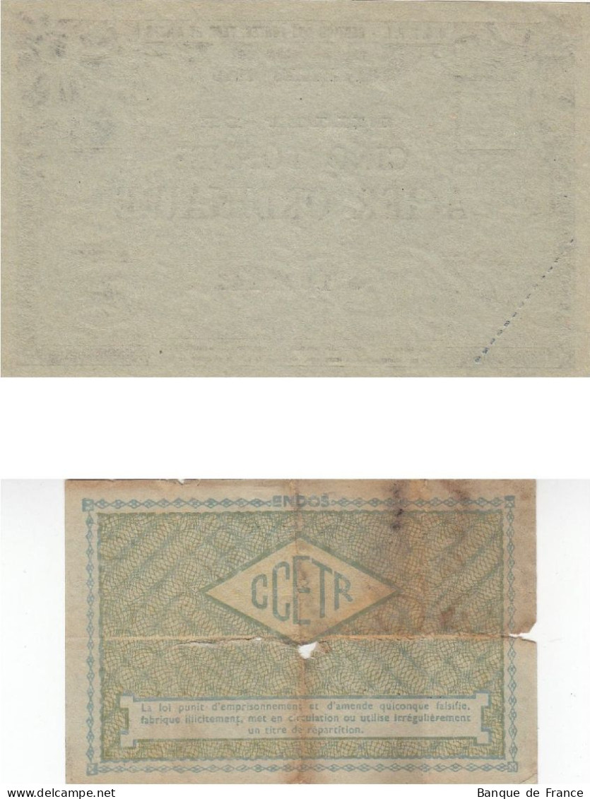 OCRPI 3 Bons 5 - 10 Kilos Et 5 Tonnes Acier Ordinaire 1948/1949 - Notgeld